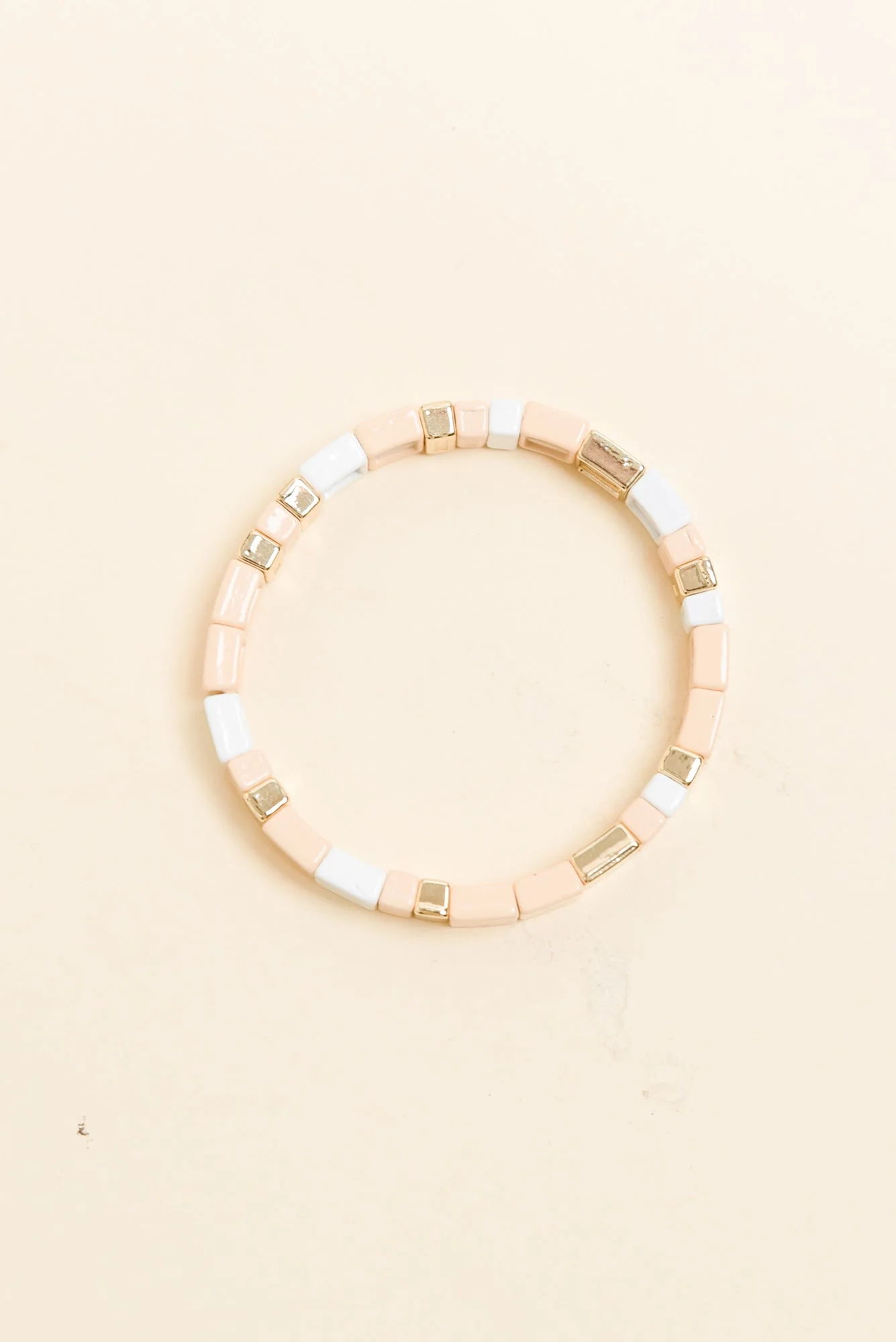 Isla Gold Beaded Bracelet - Image 2
