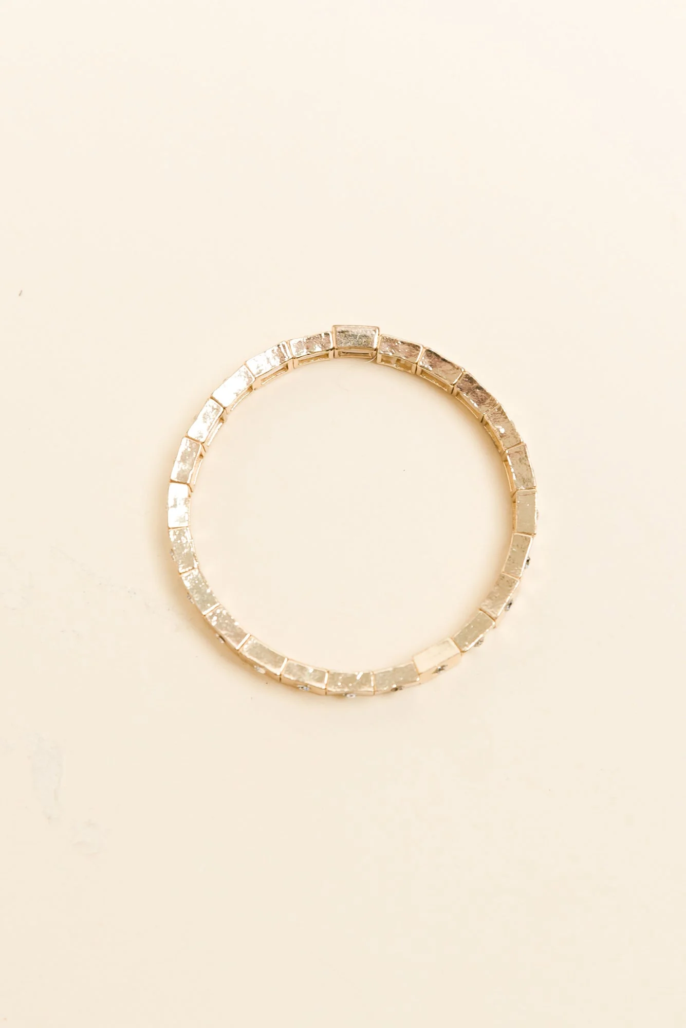 Isobel Gold Crystal Beaded Bracelet - Image 2