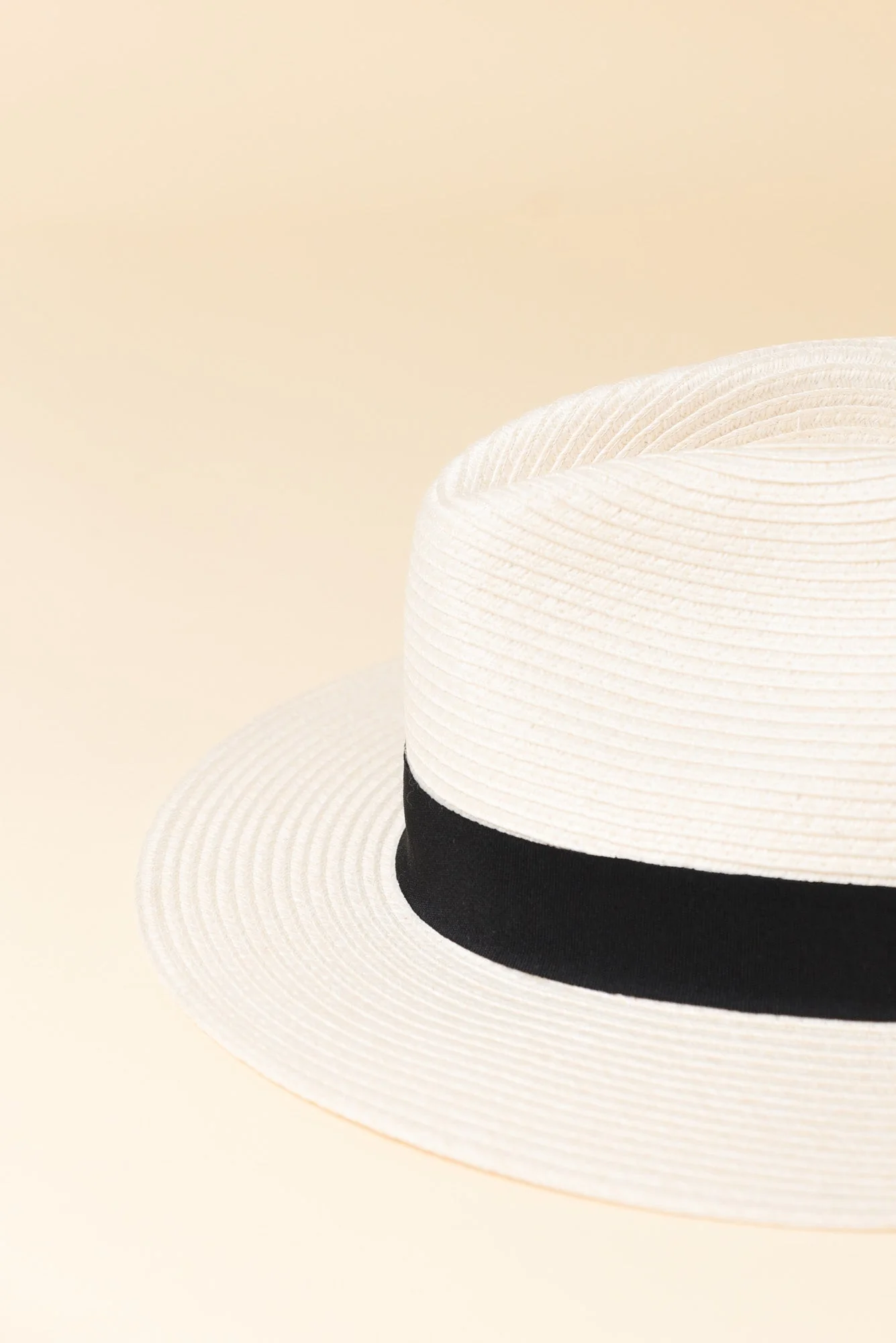 Ivory Wide Brim Travel Fedora - Image 3