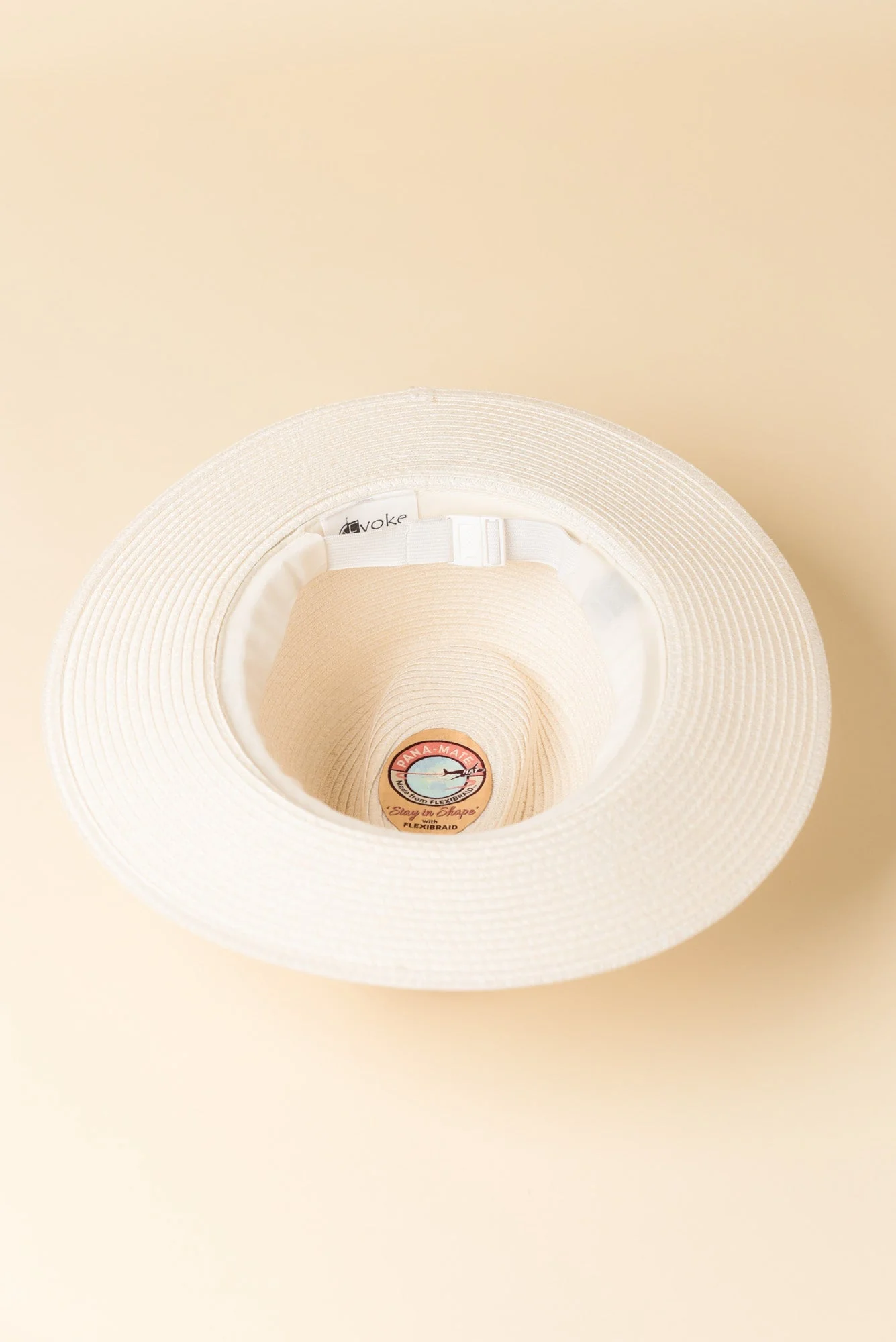 Ivory Wide Brim Travel Fedora - Image 4