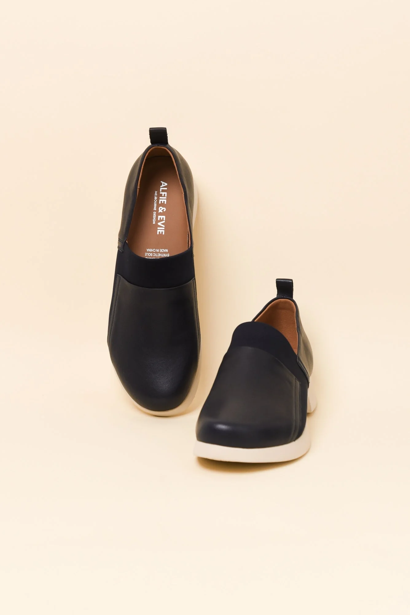Jamaica Navy Leather Loafer - Image 2