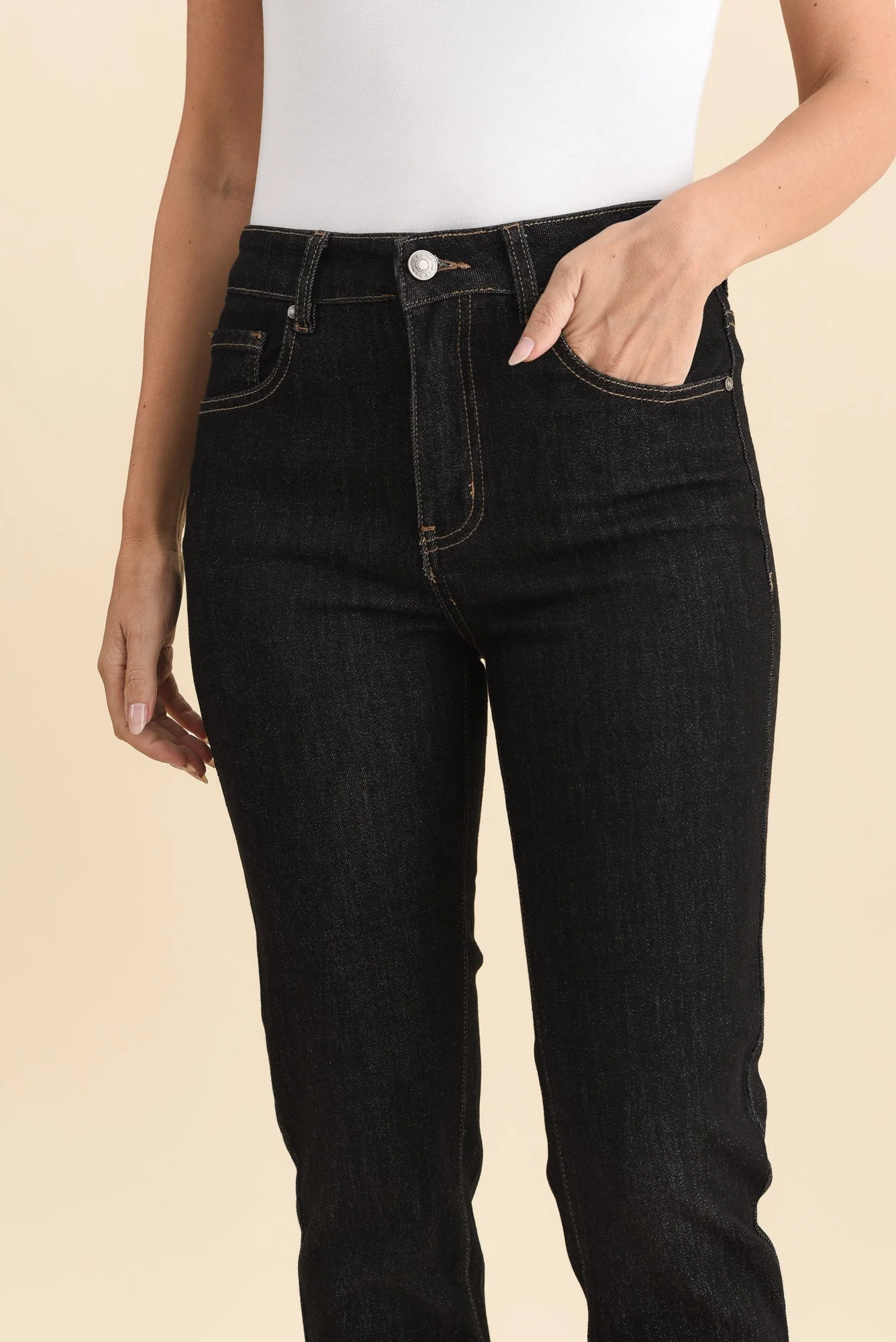 James Black Denim Stretch Jeans - Image 5