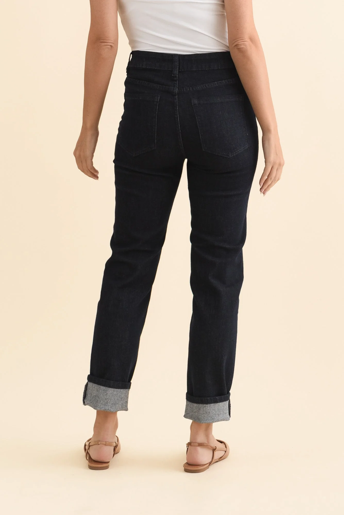 James Dark Blue Denim Stretch Jeans - Image 4