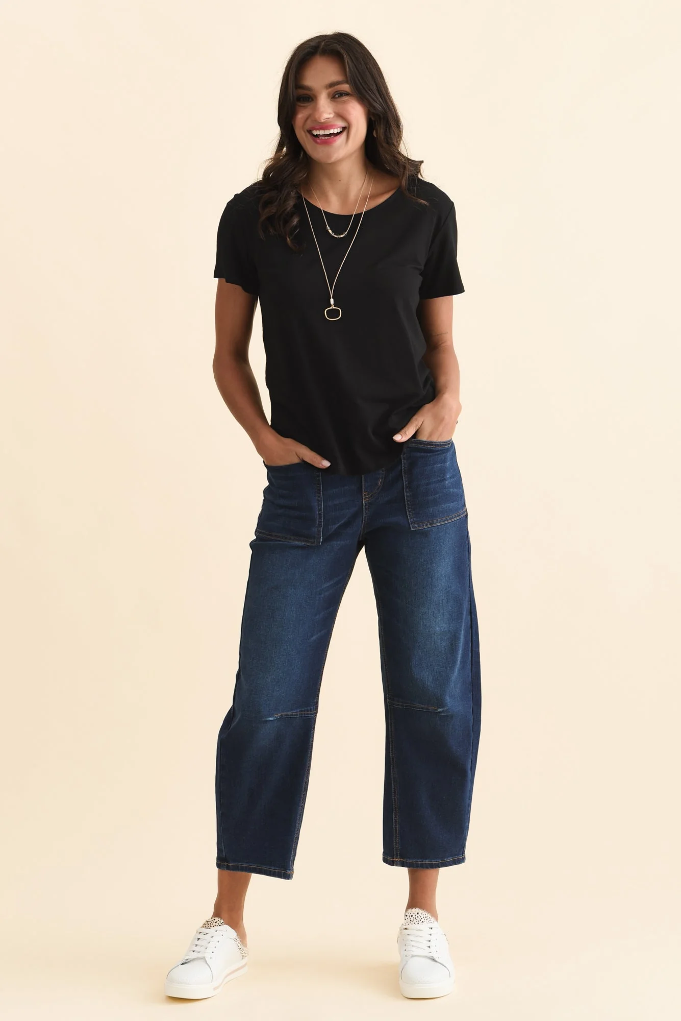 Janis Black Bamboo Tee - Image 7