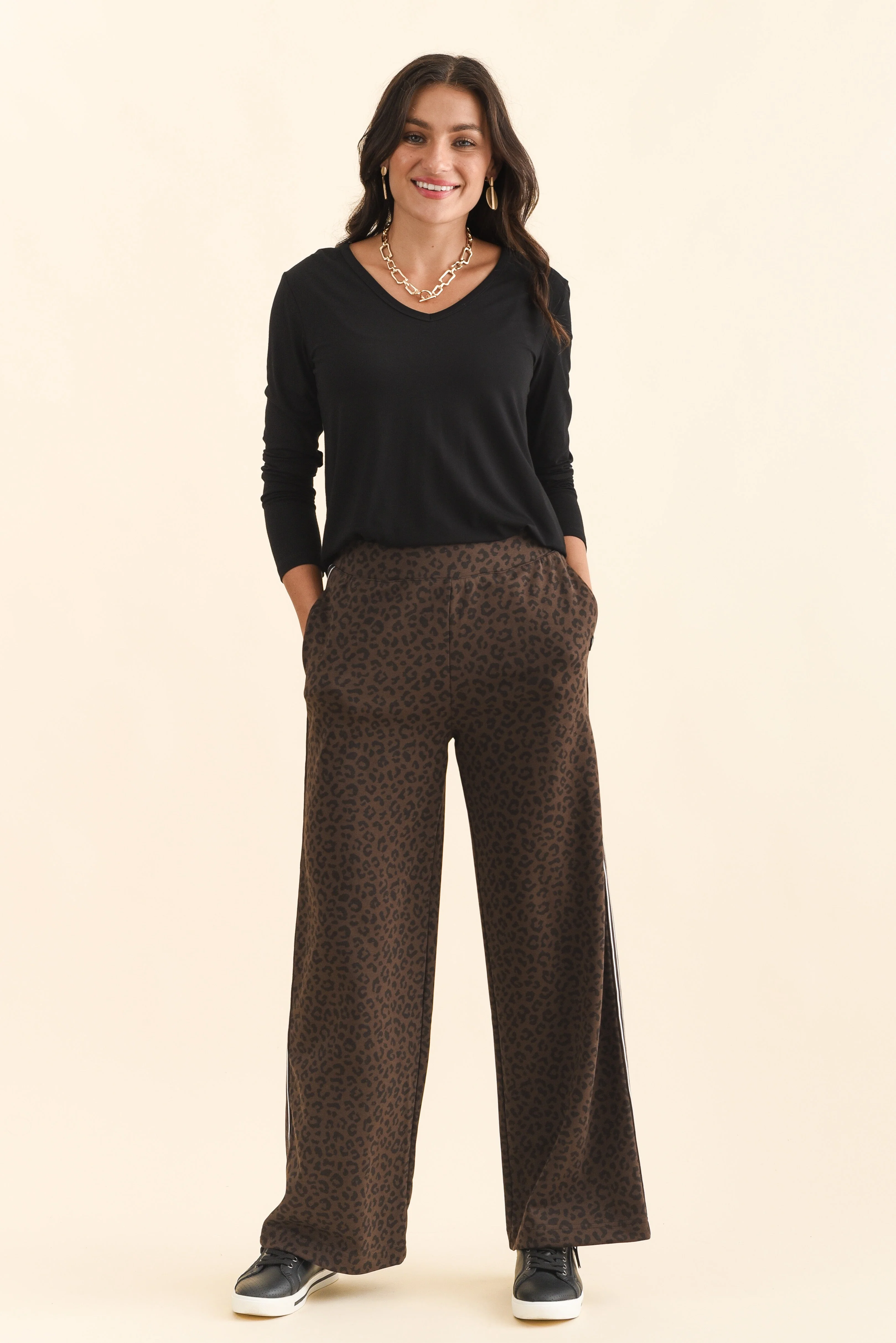 Jason Brown Leopard Sweatpants - Image 6