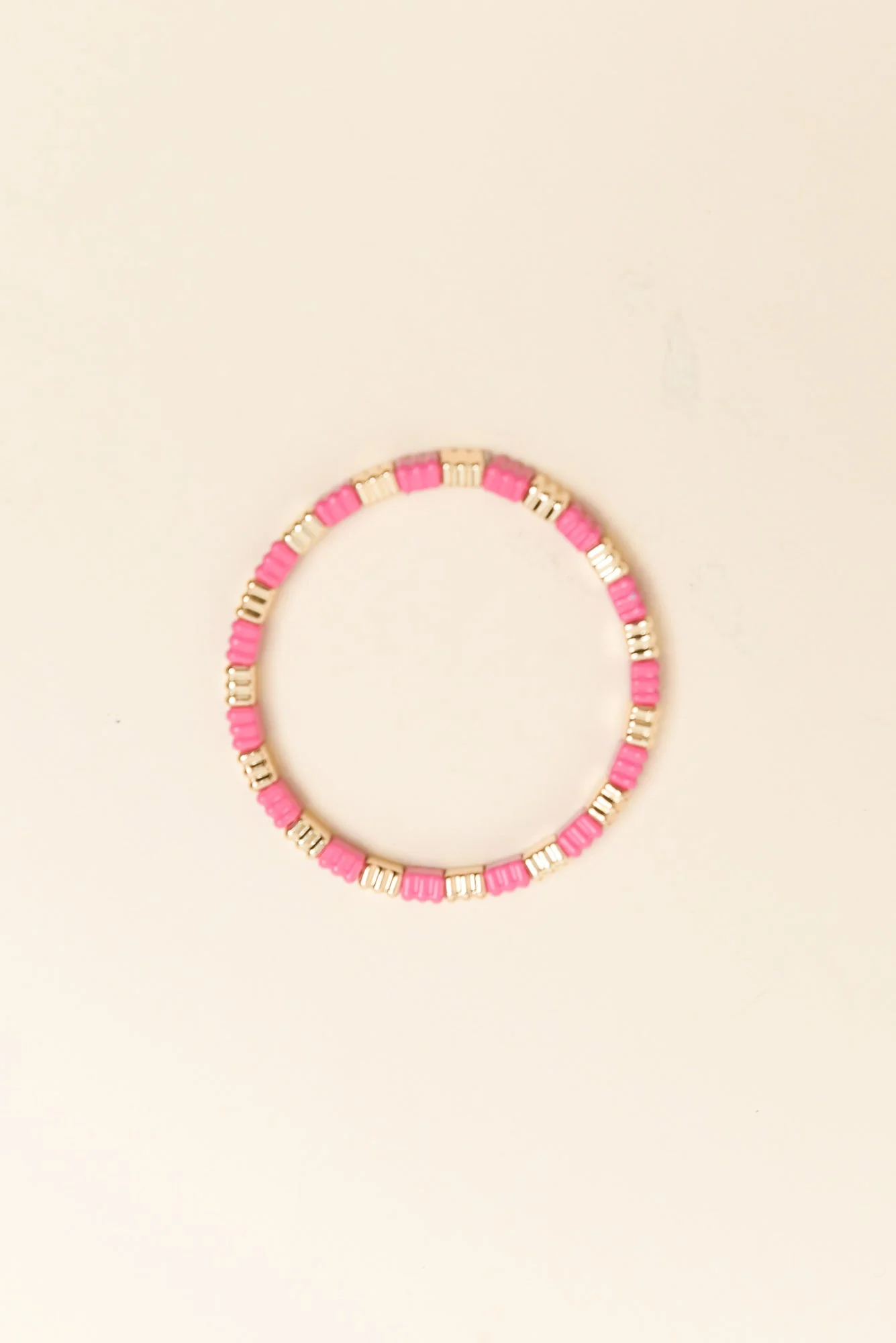 Java Pink Beaded Bracelet - Image 2