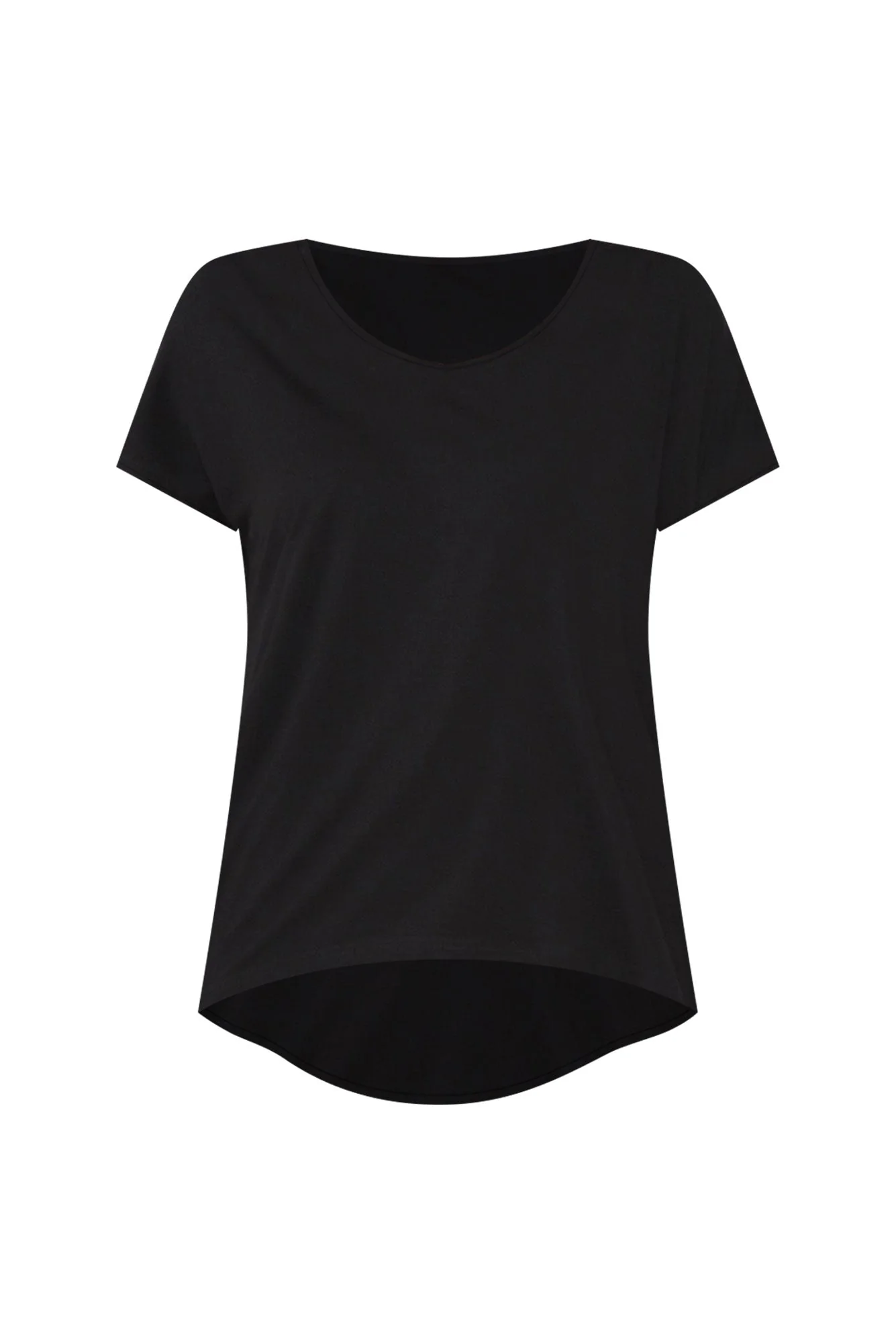 Jenner Black V Neck Tee - Image 7