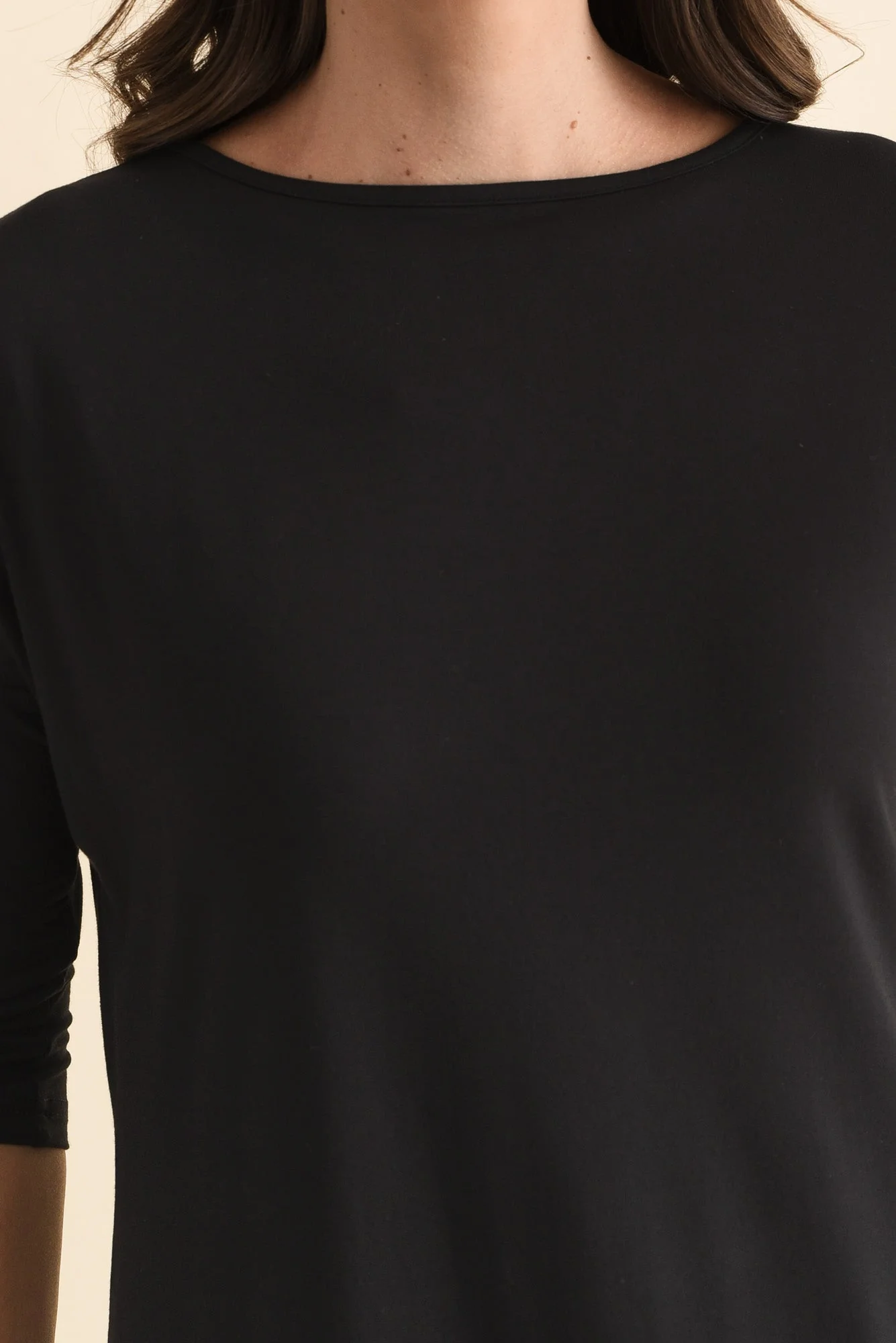 Josette Black Bamboo Top - Image 6