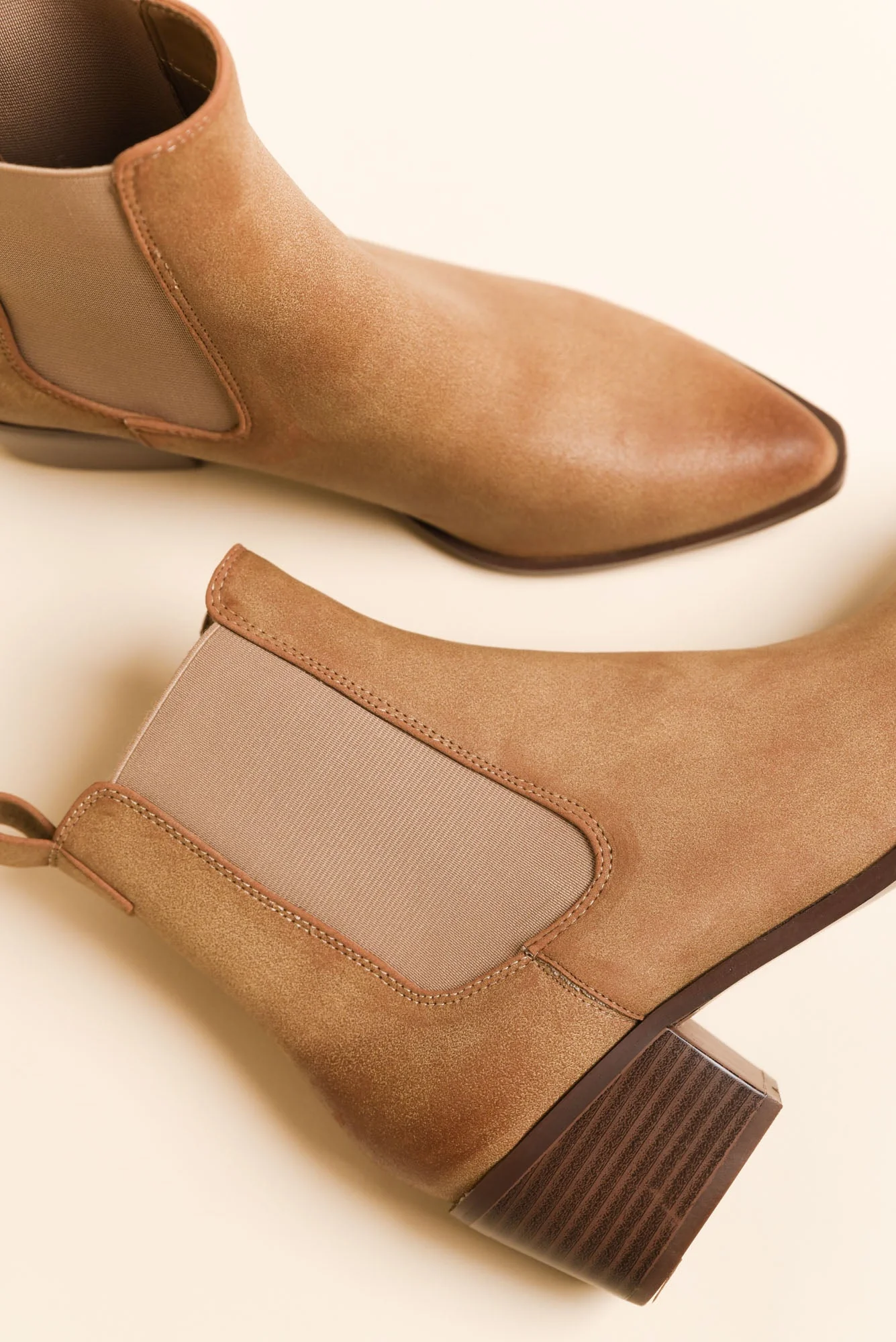 Kansley Tan Heeled Boot - Image 2
