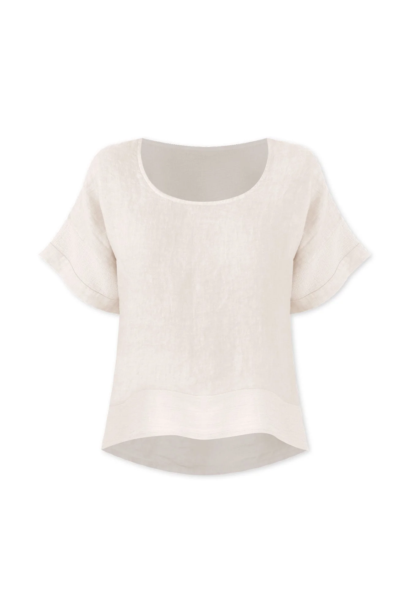 Kaya Beige Linen Top - Image 6