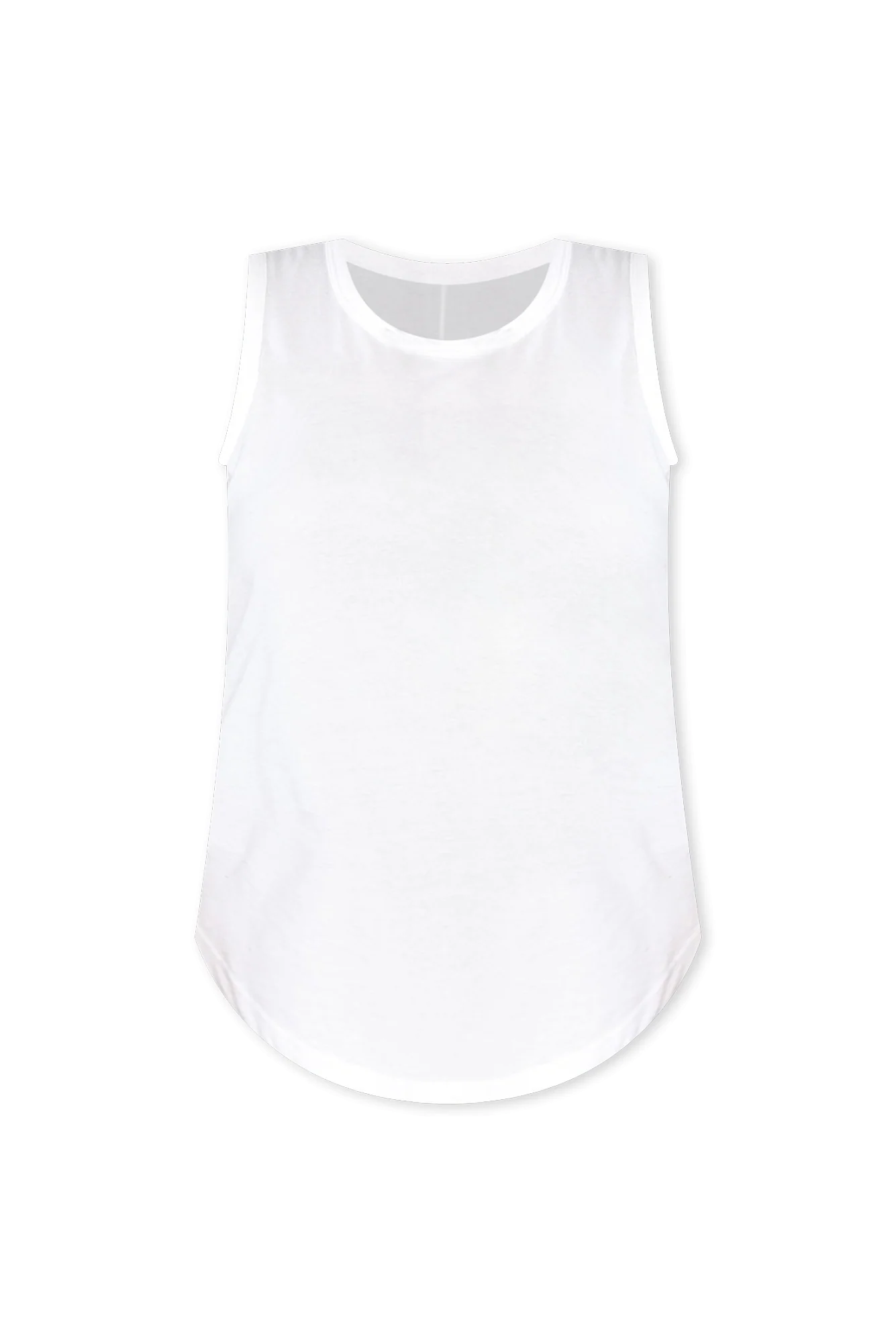 Keira White Cotton Tank - Image 3