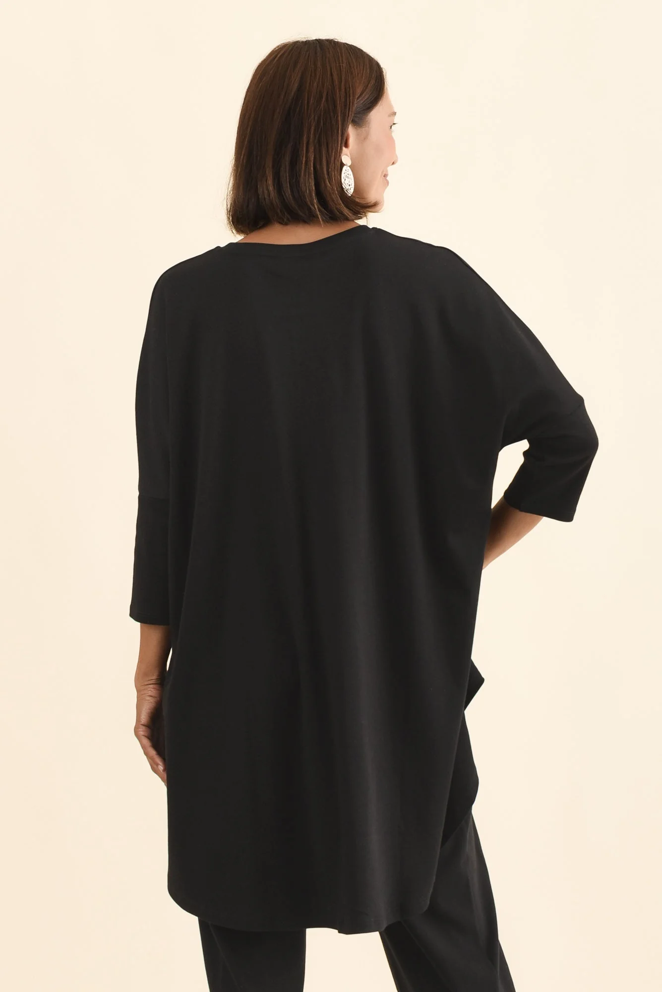 Keiran Black Stripe Cotton Top - Image 4