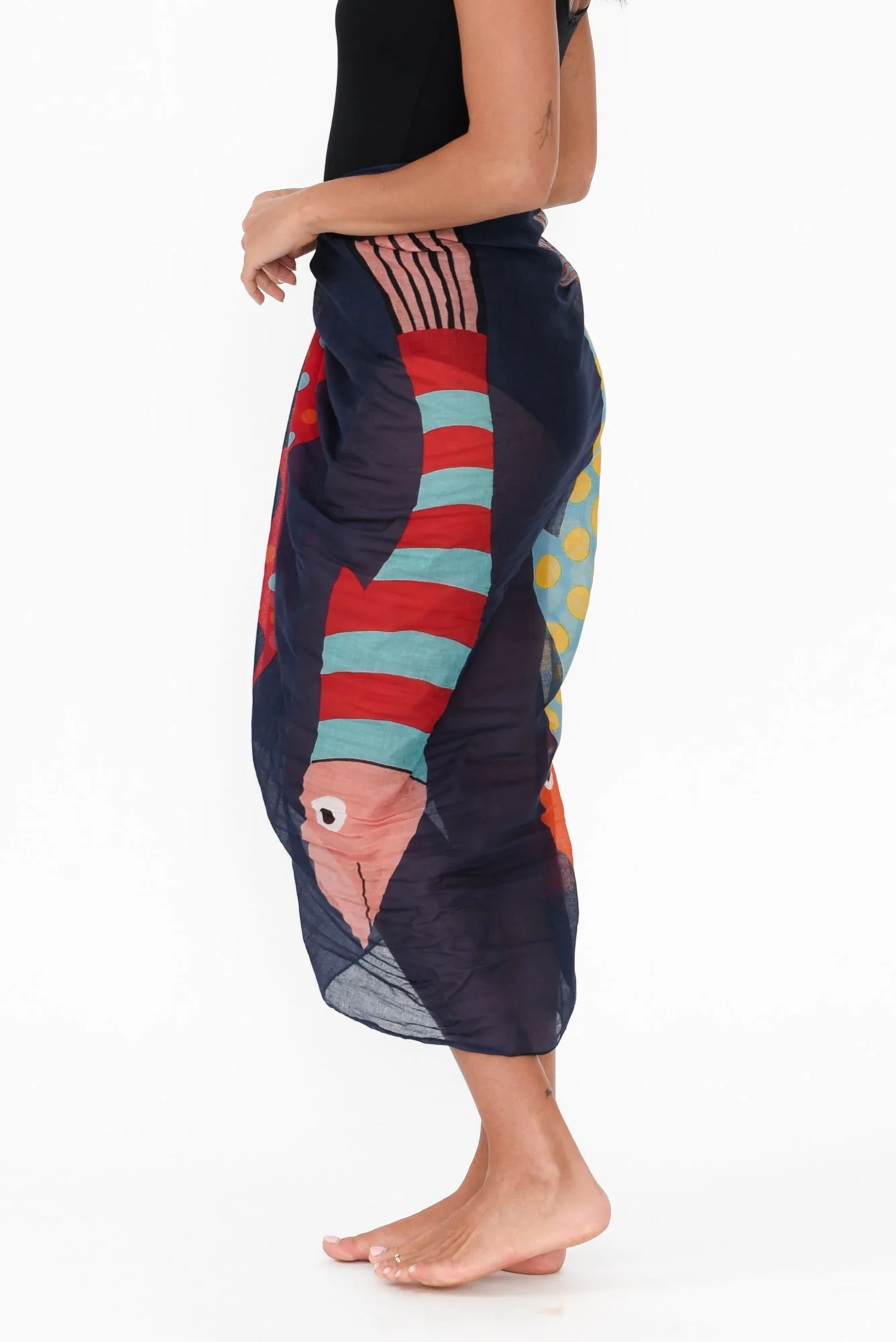 Keyla Navy Sea Sarong - Image 3