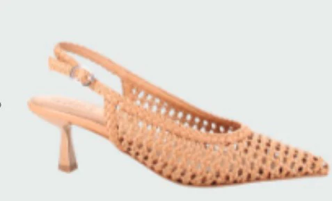 Koscuszkio Tan Leather Woven Heel - Image 6