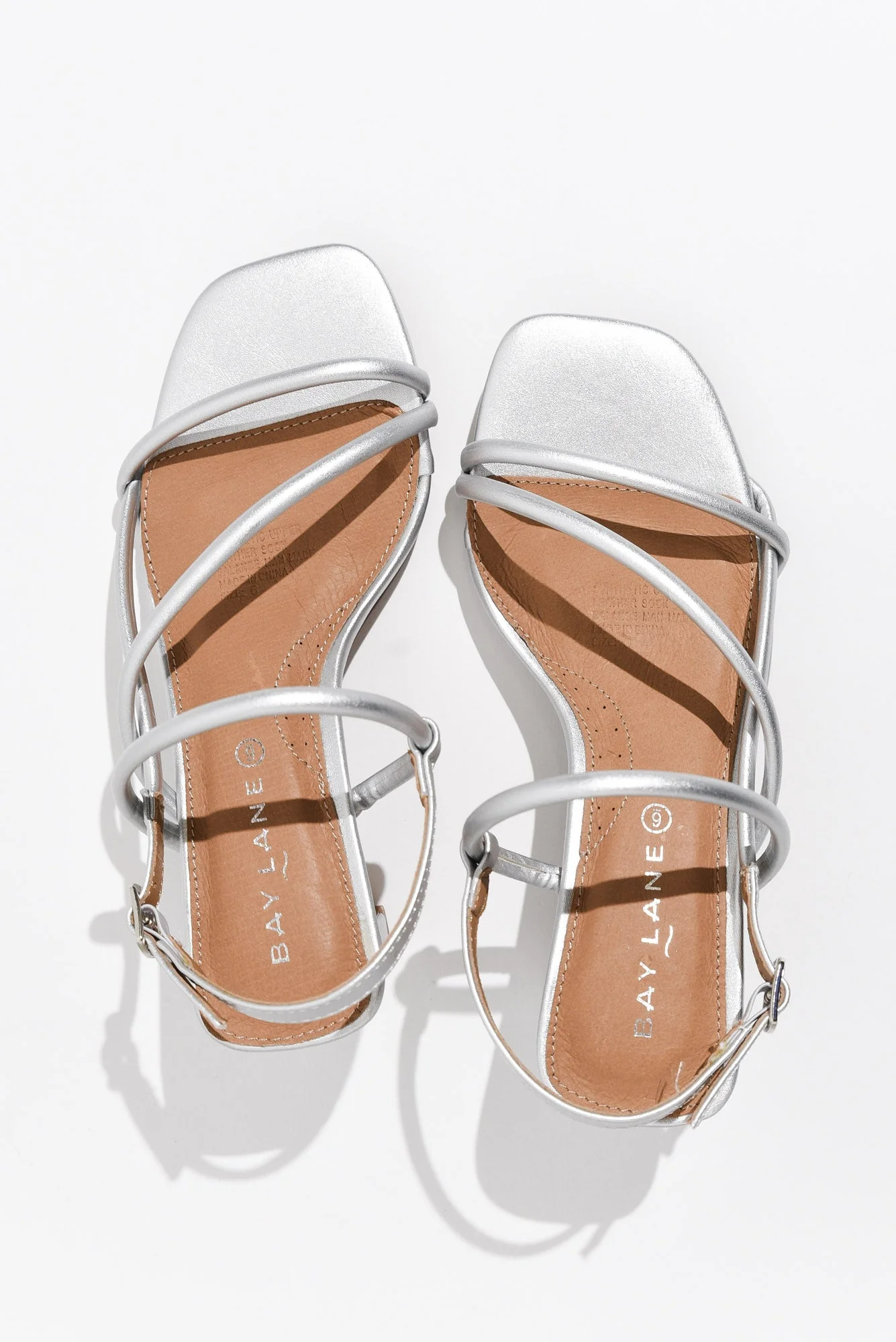 Krystal Silver Crossover Heel - Image 5