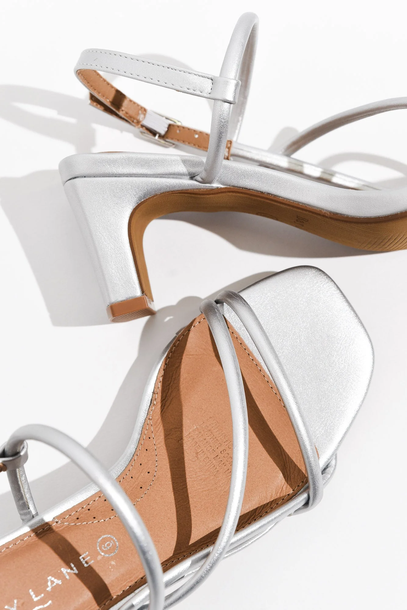 Krystal Silver Crossover Heel - Image 7