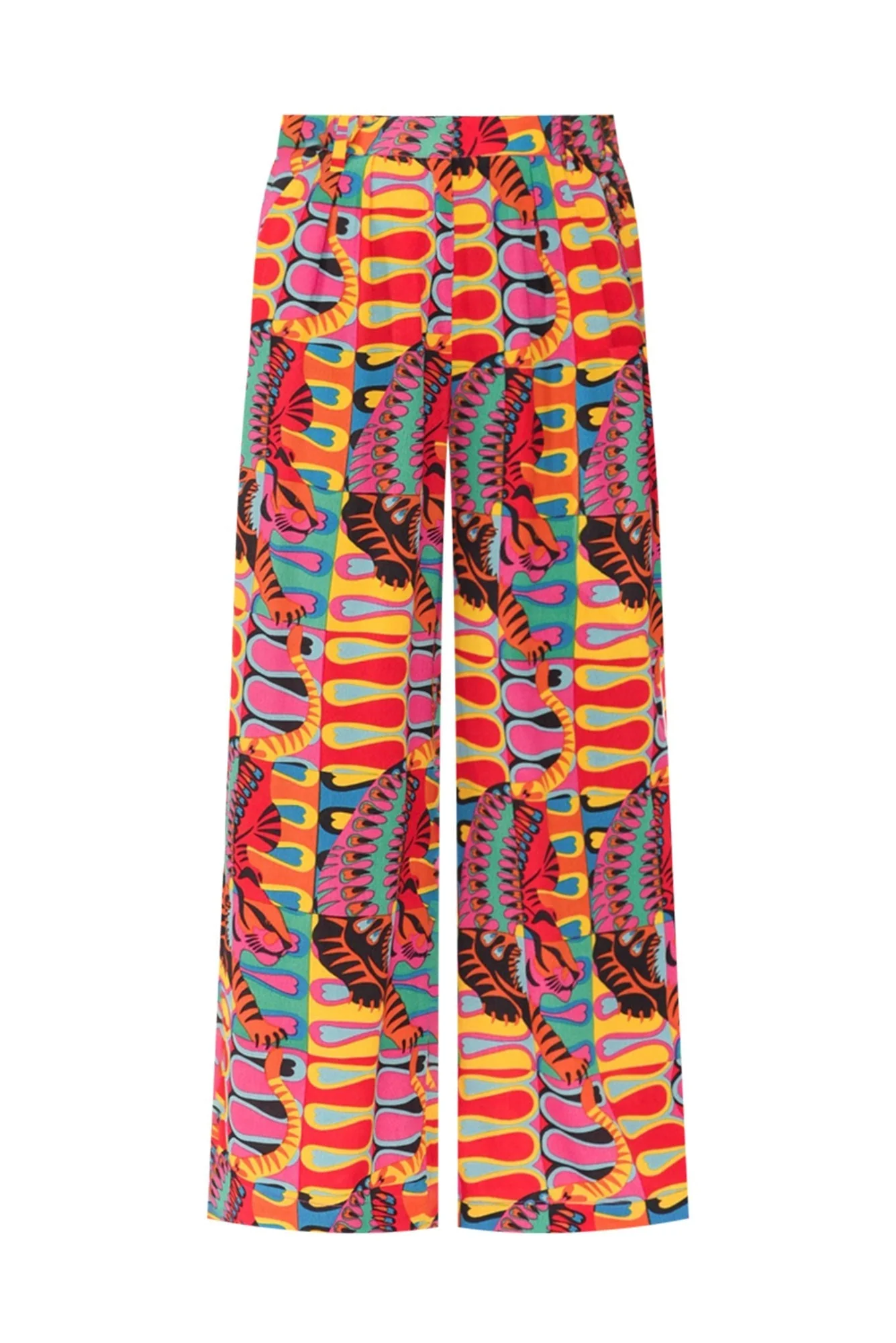 Lady Godiva Pink Abstract Pants - Image 2