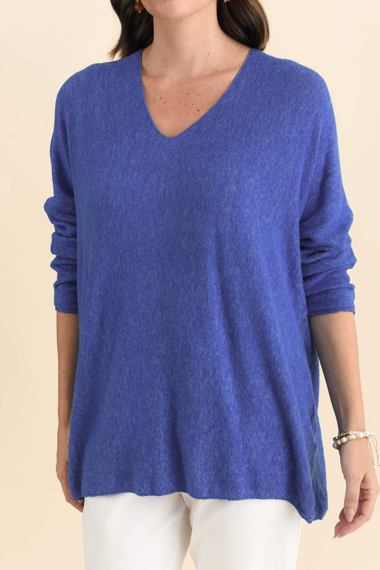 Lakin Blue Knit Sweater - Image 5