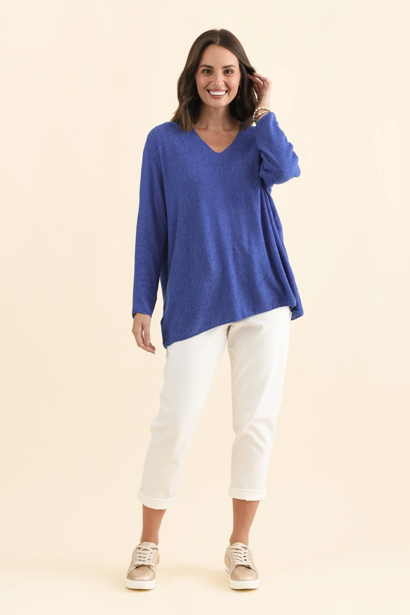 Lakin Blue Knit Sweater - Image 6