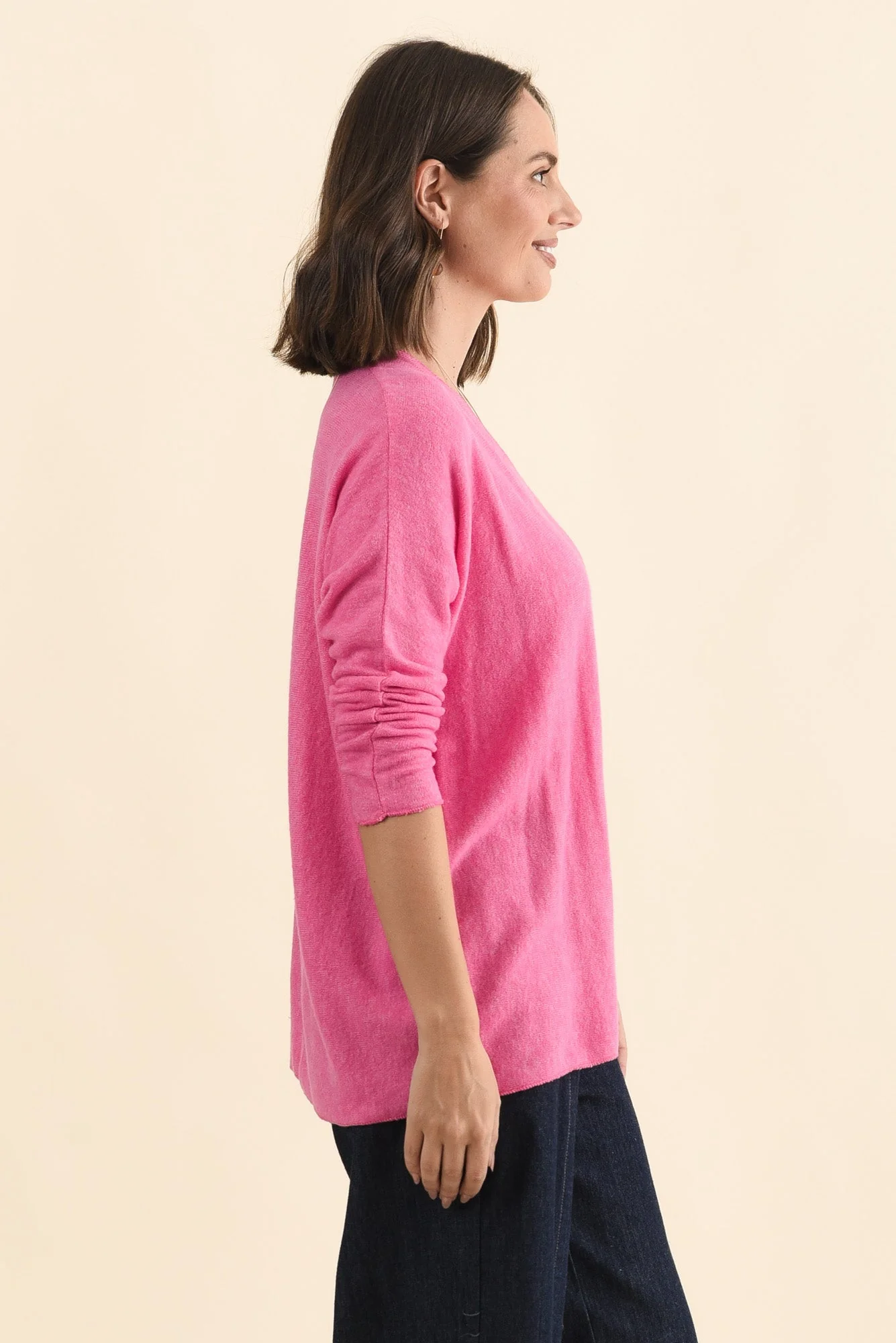 Lakin Pink Knit Sweater - Image 3