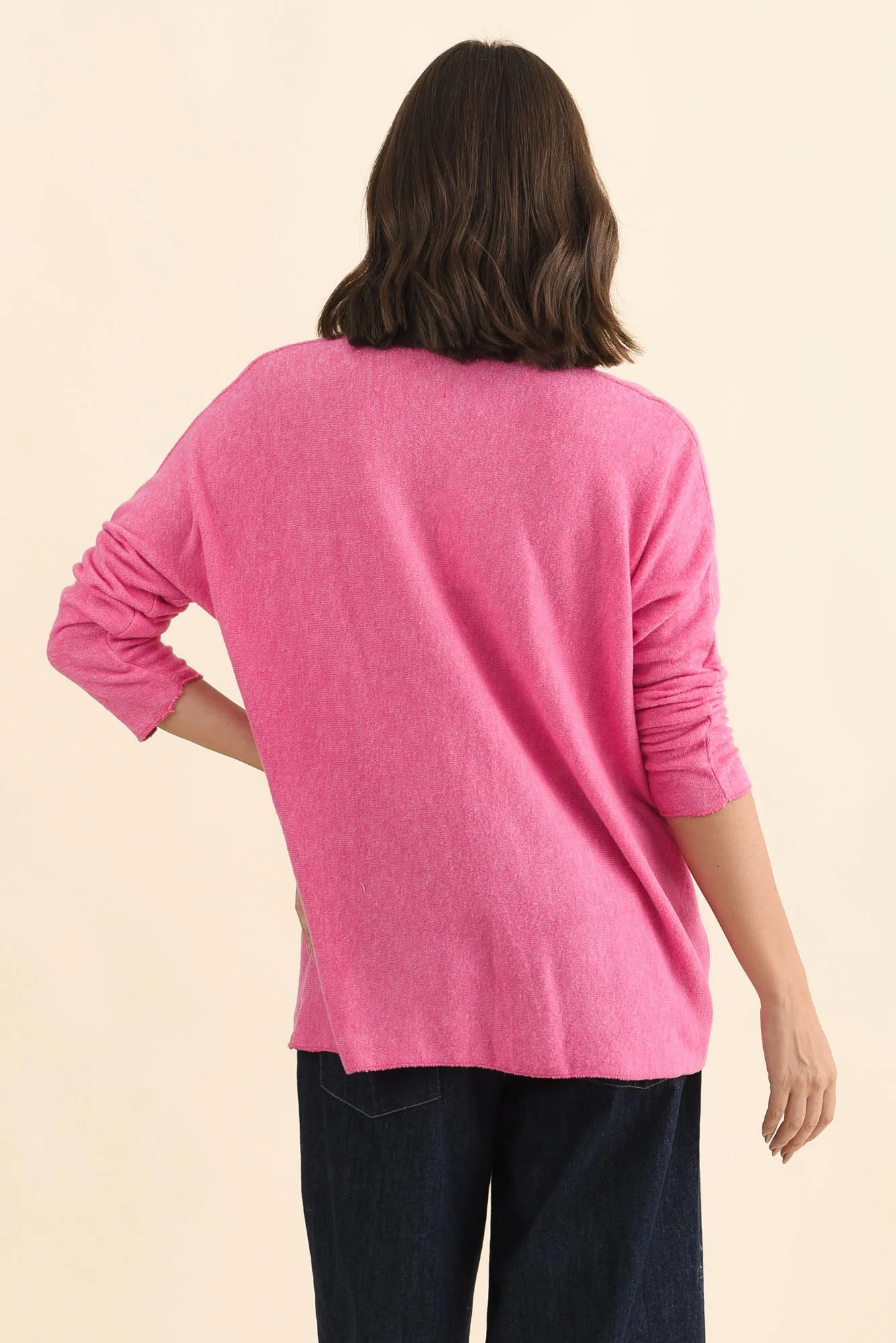 Lakin Pink Knit Sweater - Image 4
