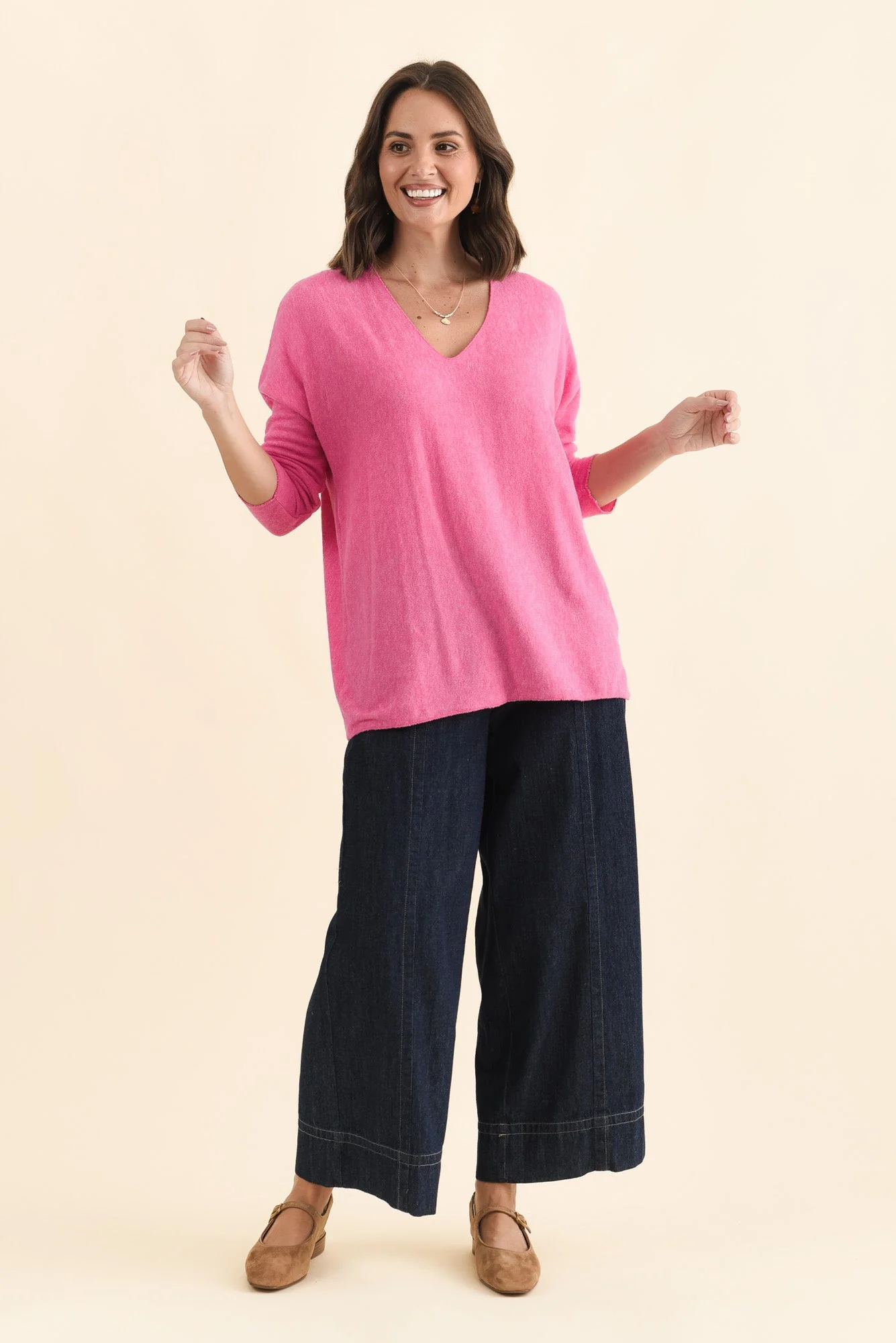 Lakin Pink Knit Sweater - Image 6