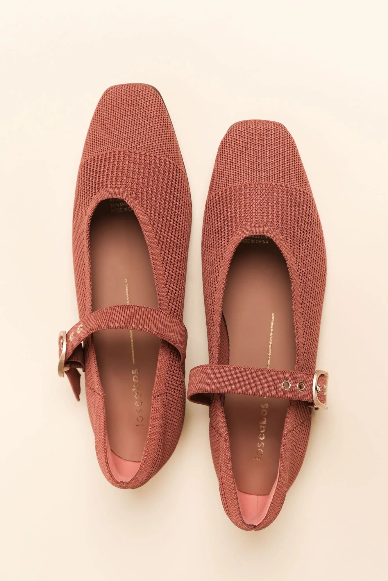 Lando Coral Buckle Ballet Flat - Image 3