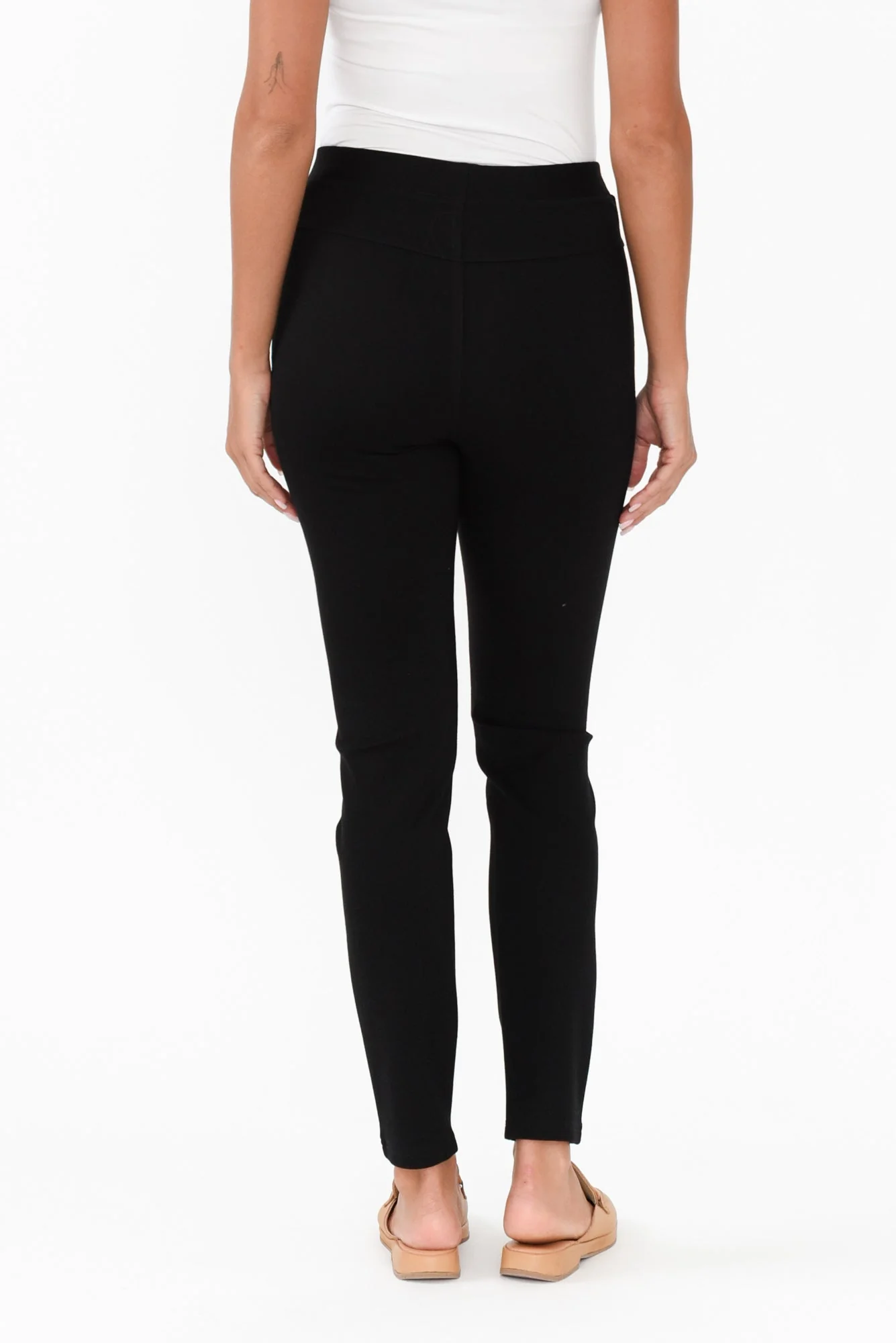 Leona Black Ponte Pants - Image 5