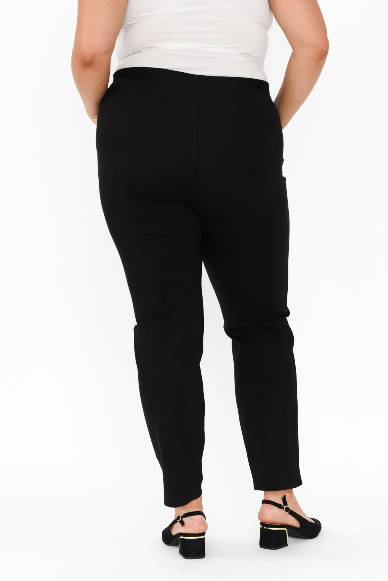 Leona Black Ponte Pants - Image 9