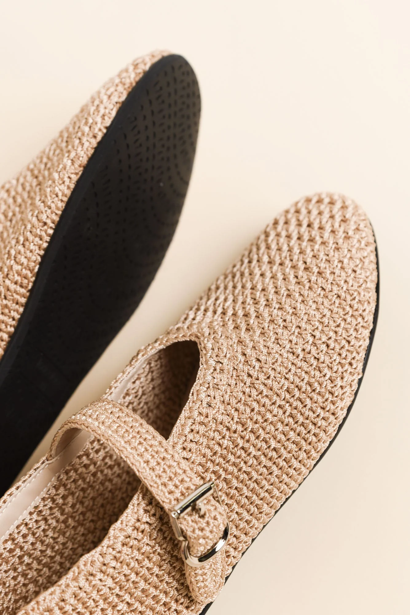 Lille Natural Raffia Ballet Flat - Image 3