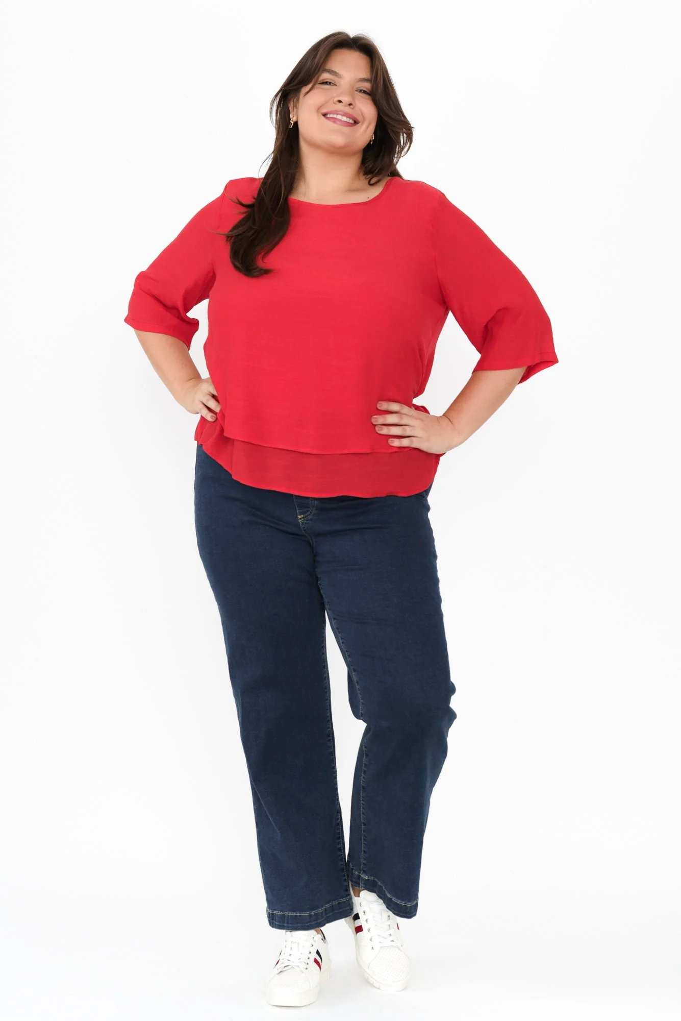Liora Red Layered Top - Image 11