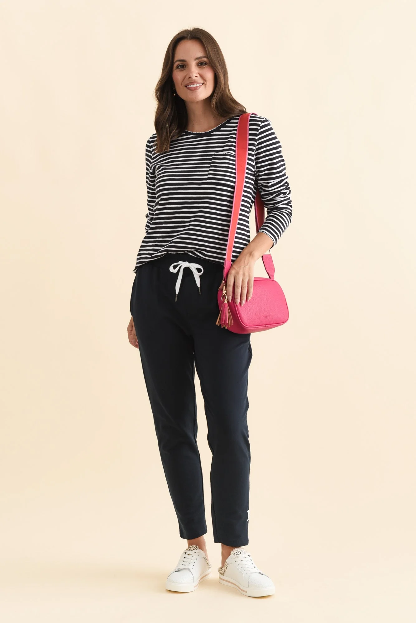 Lobby Navy Cotton Relaxed Sweatpants - Image 3