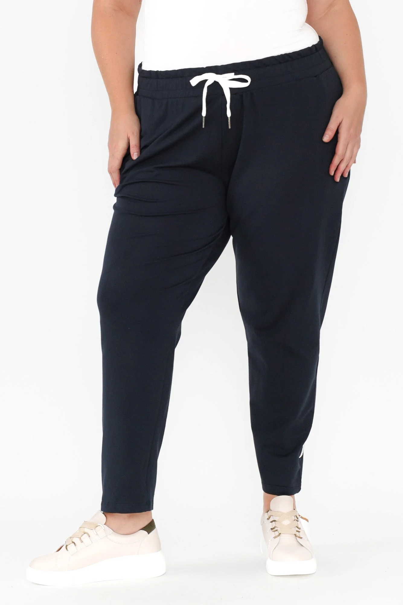 Lobby Navy Cotton Relaxed Sweatpants - Image 8