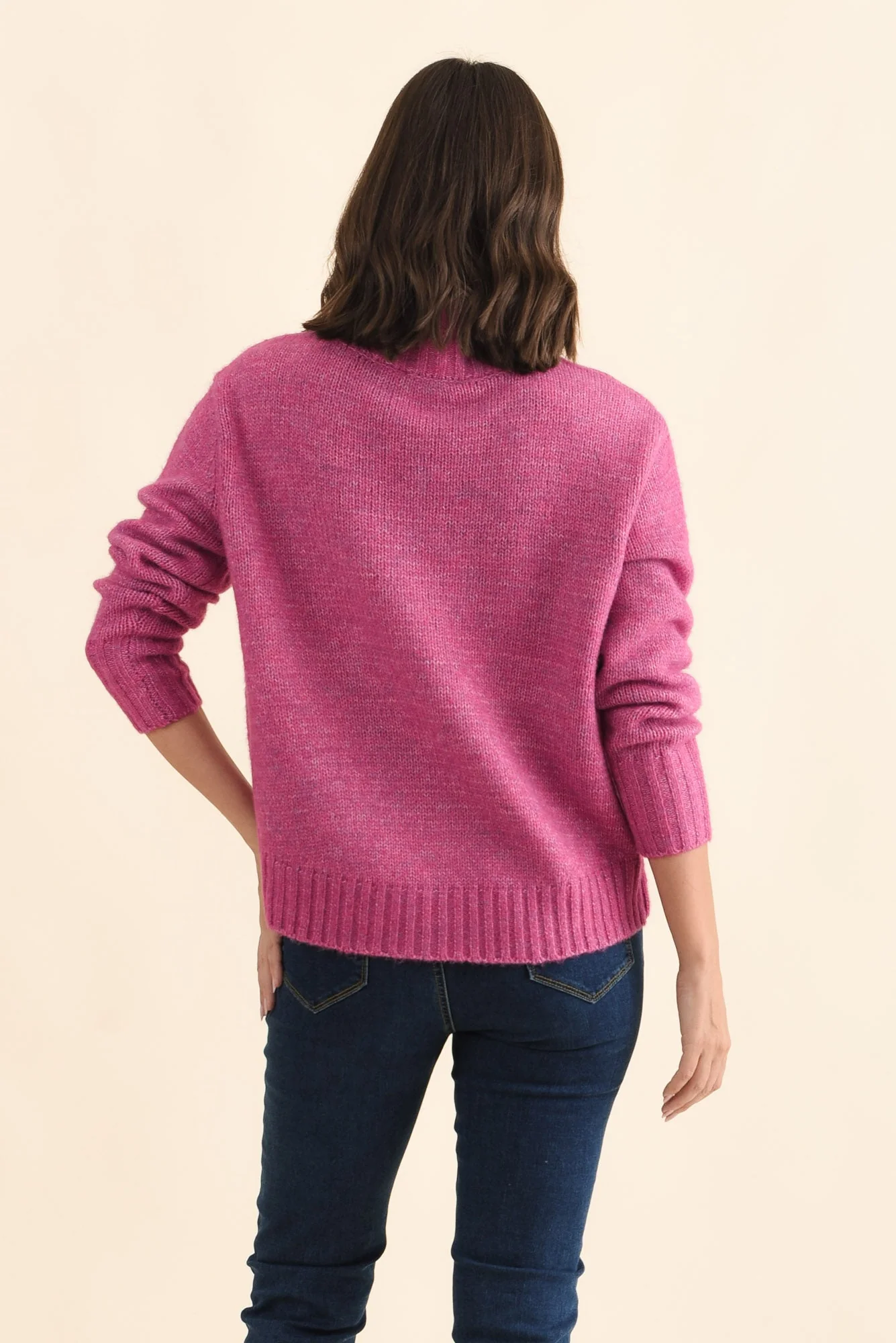 Lola Pink Knit Sweater - Image 4