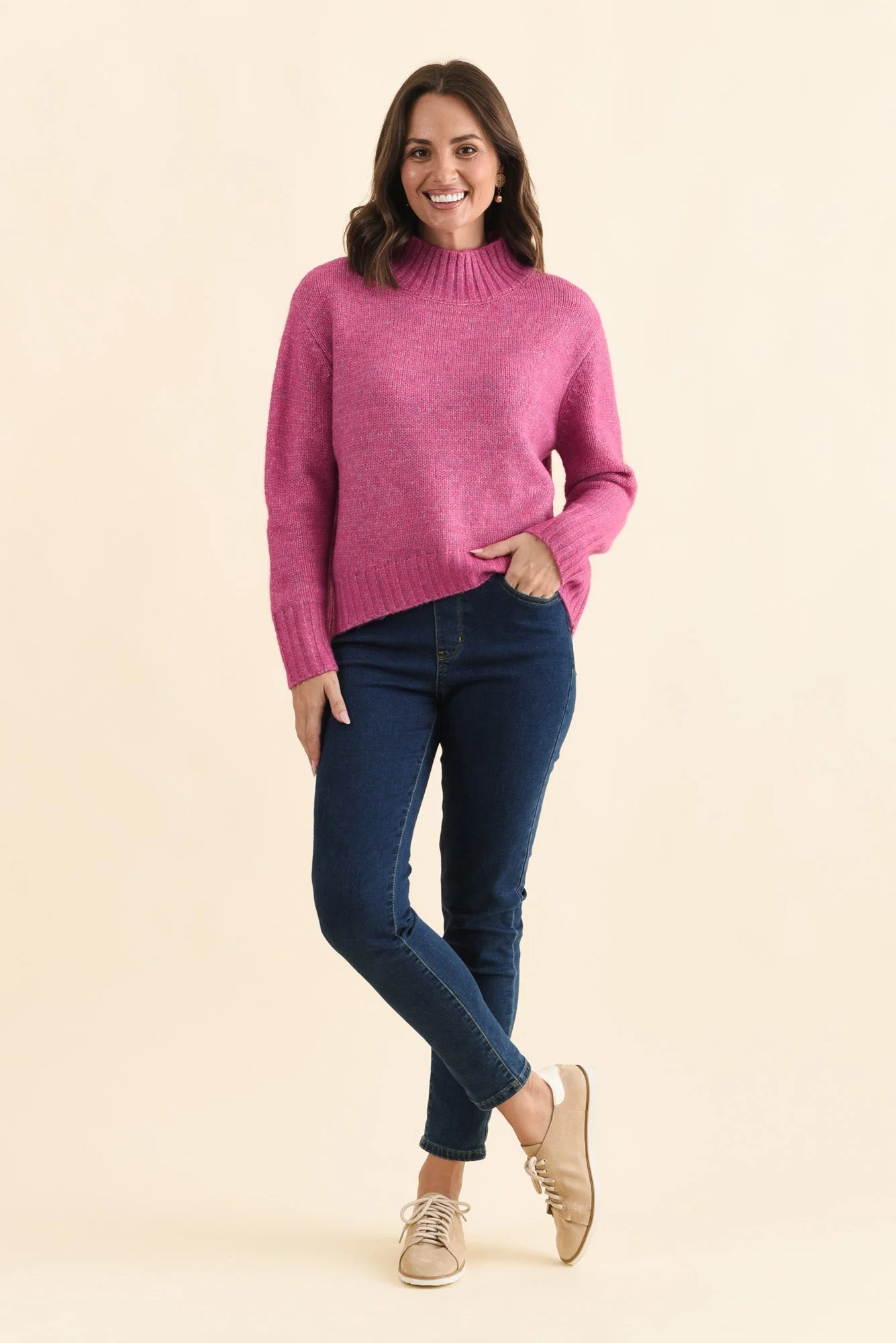 Lola Pink Knit Sweater - Image 6