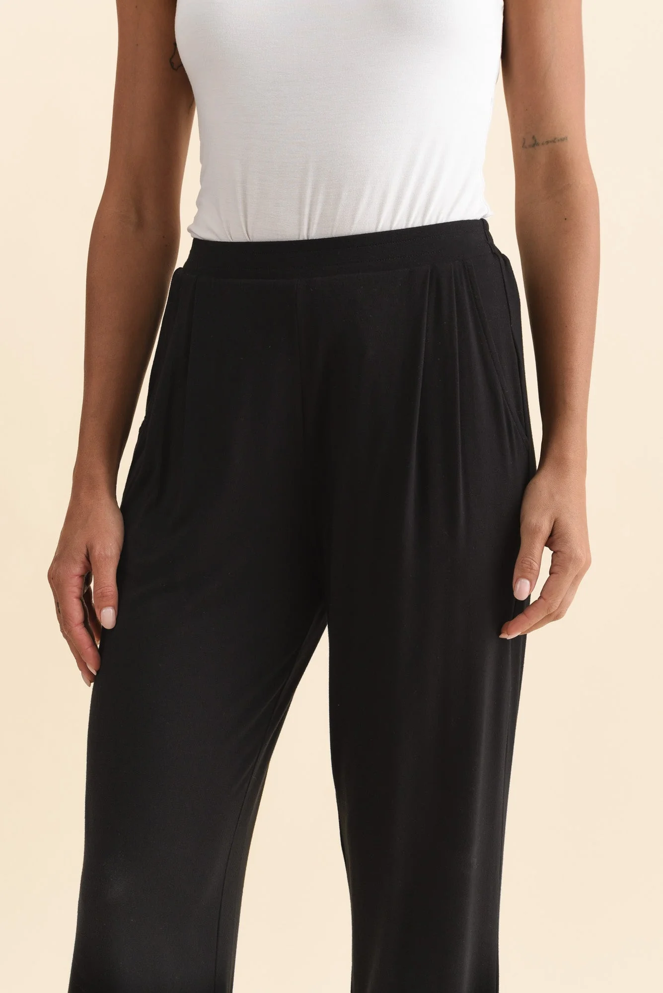 Lopez Black Pocket Pants - Image 5