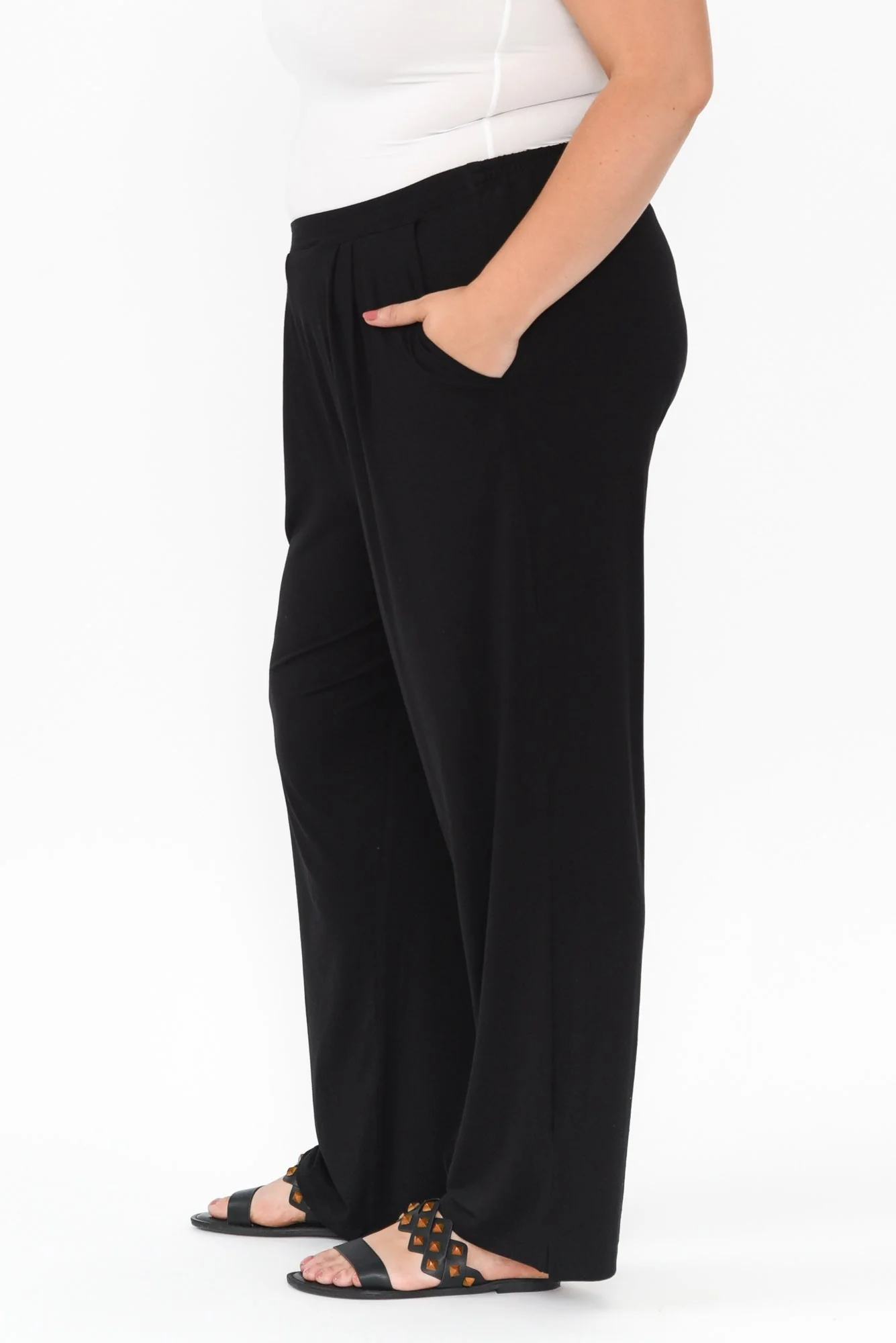 Lopez Black Pocket Pants - Image 9