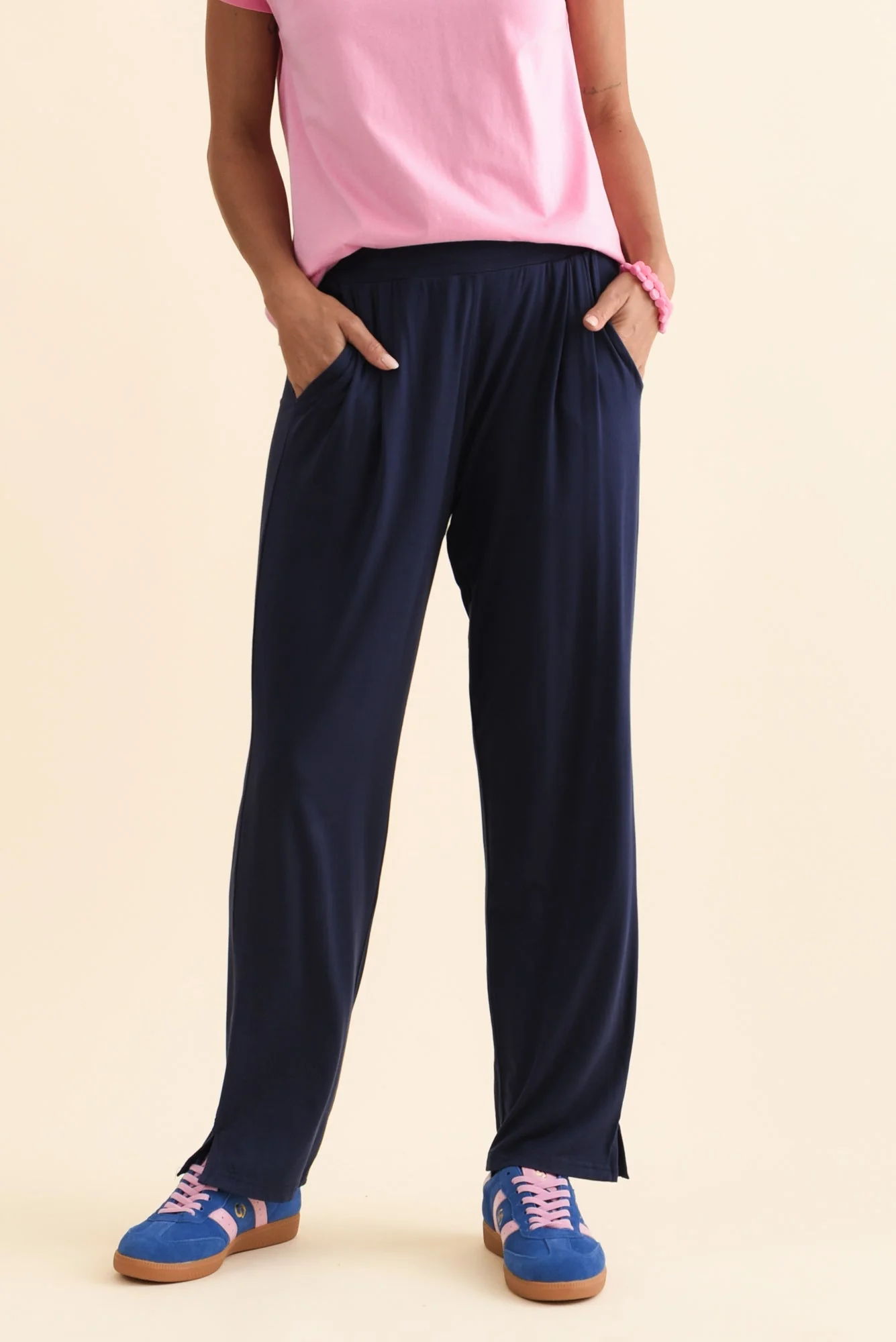 Lopez Navy Pocket Pants - Image 2