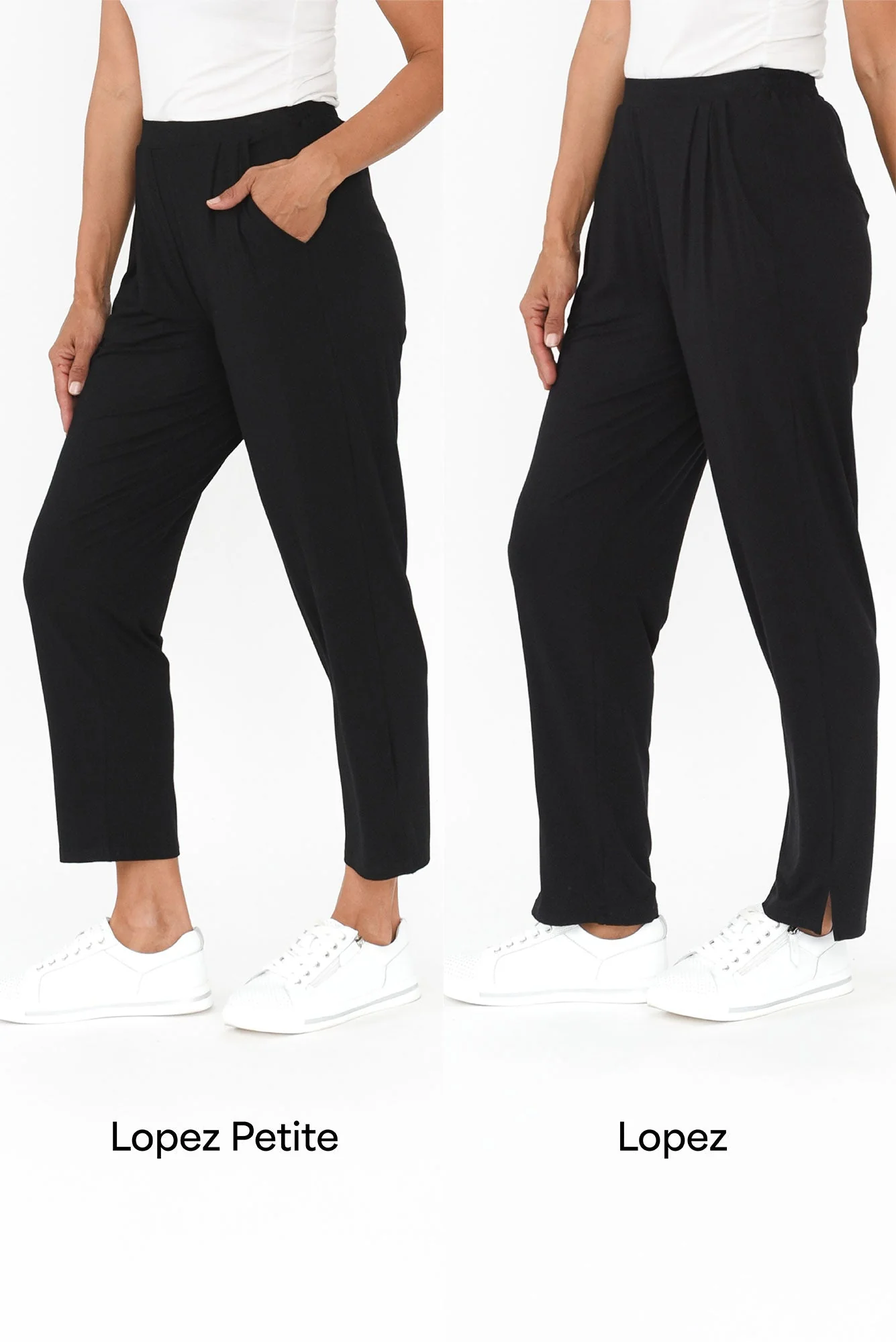 Lopez Navy Pocket Pants - Petite - Image 8