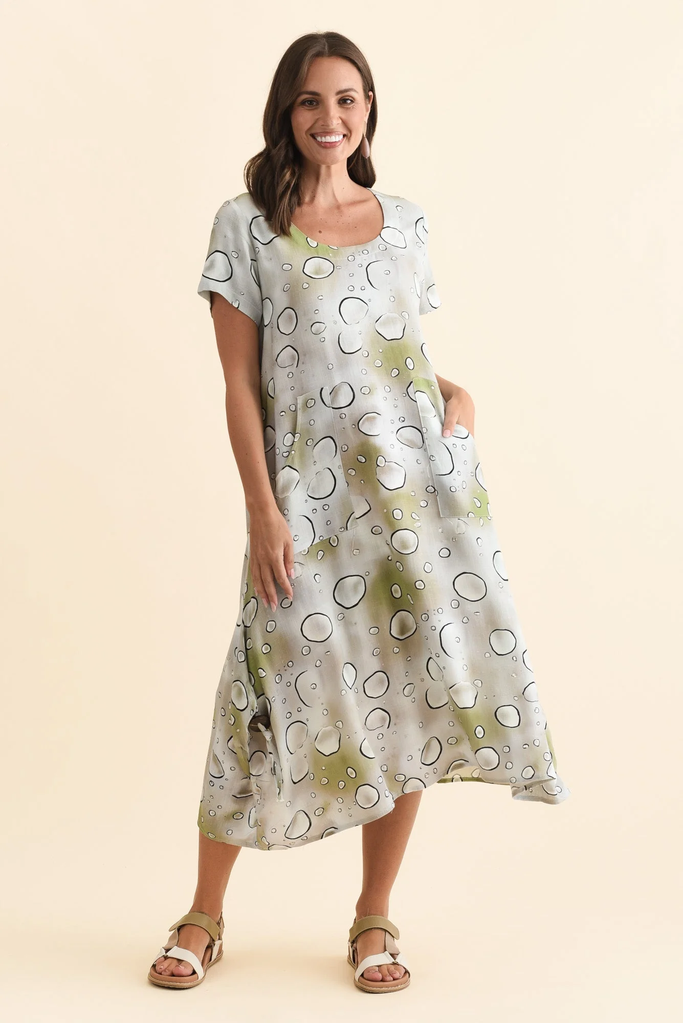 Lula Sage Bubble Linen Cotton Dress - Image 2