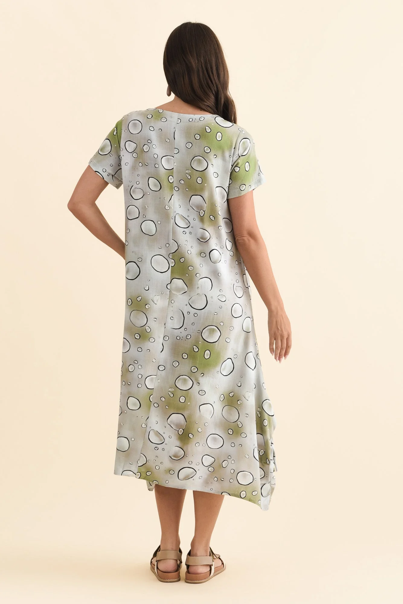 Lula Sage Bubble Linen Cotton Dress - Image 4