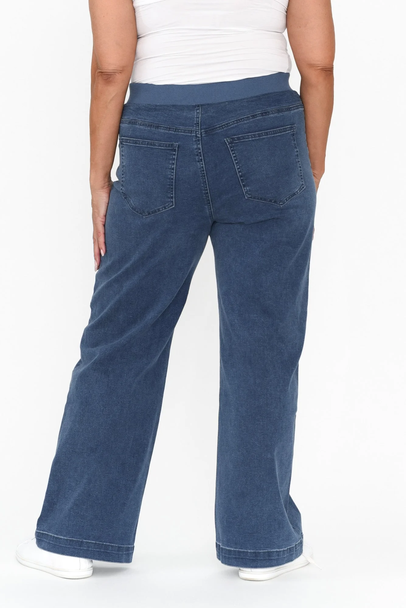 Maddy Blue Straight Leg Jeans - Image 11