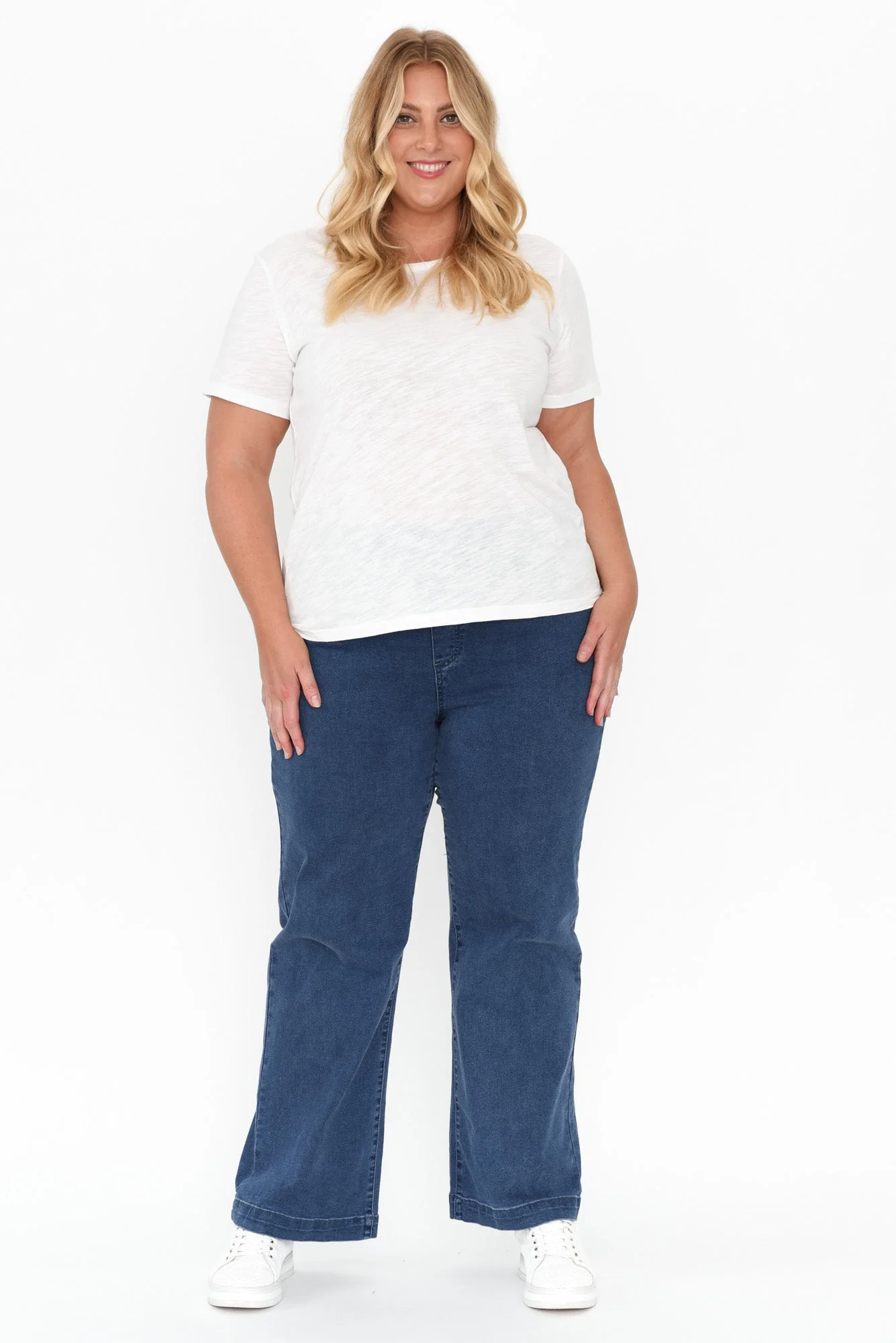 Maddy Blue Straight Leg Jeans - Image 13