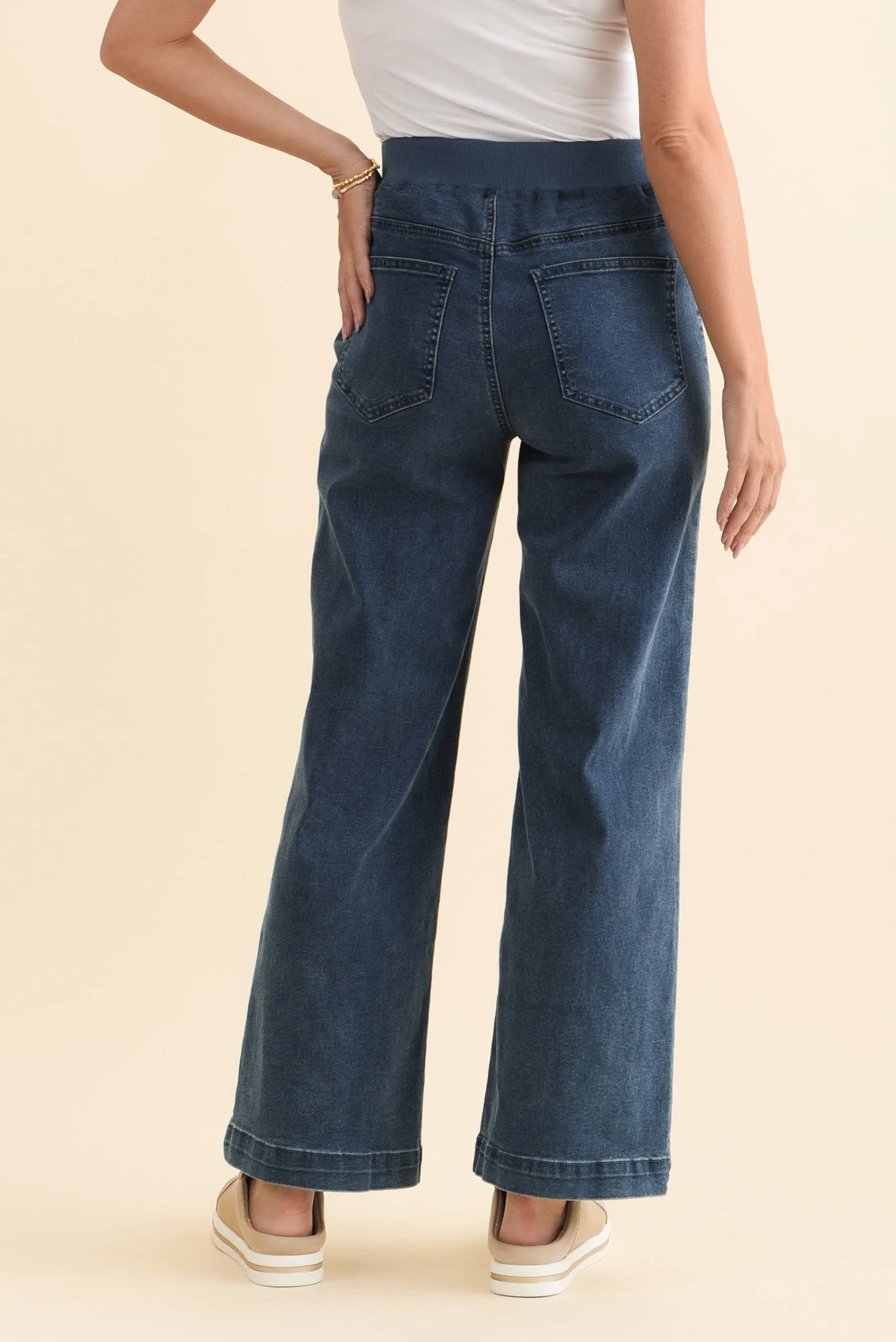 Maddy Blue Straight Leg Jeans - Image 5