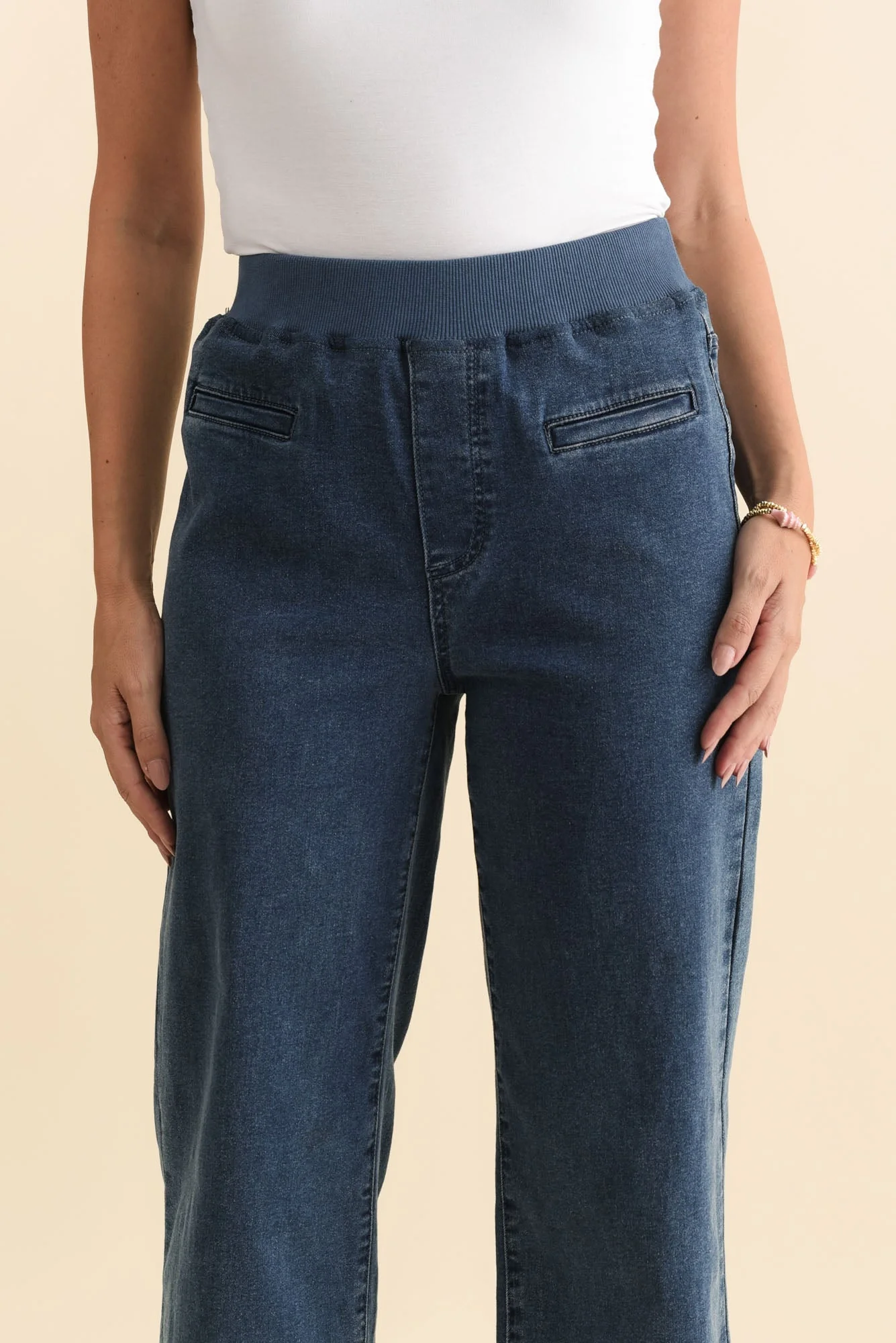 Maddy Blue Straight Leg Jeans - Image 6
