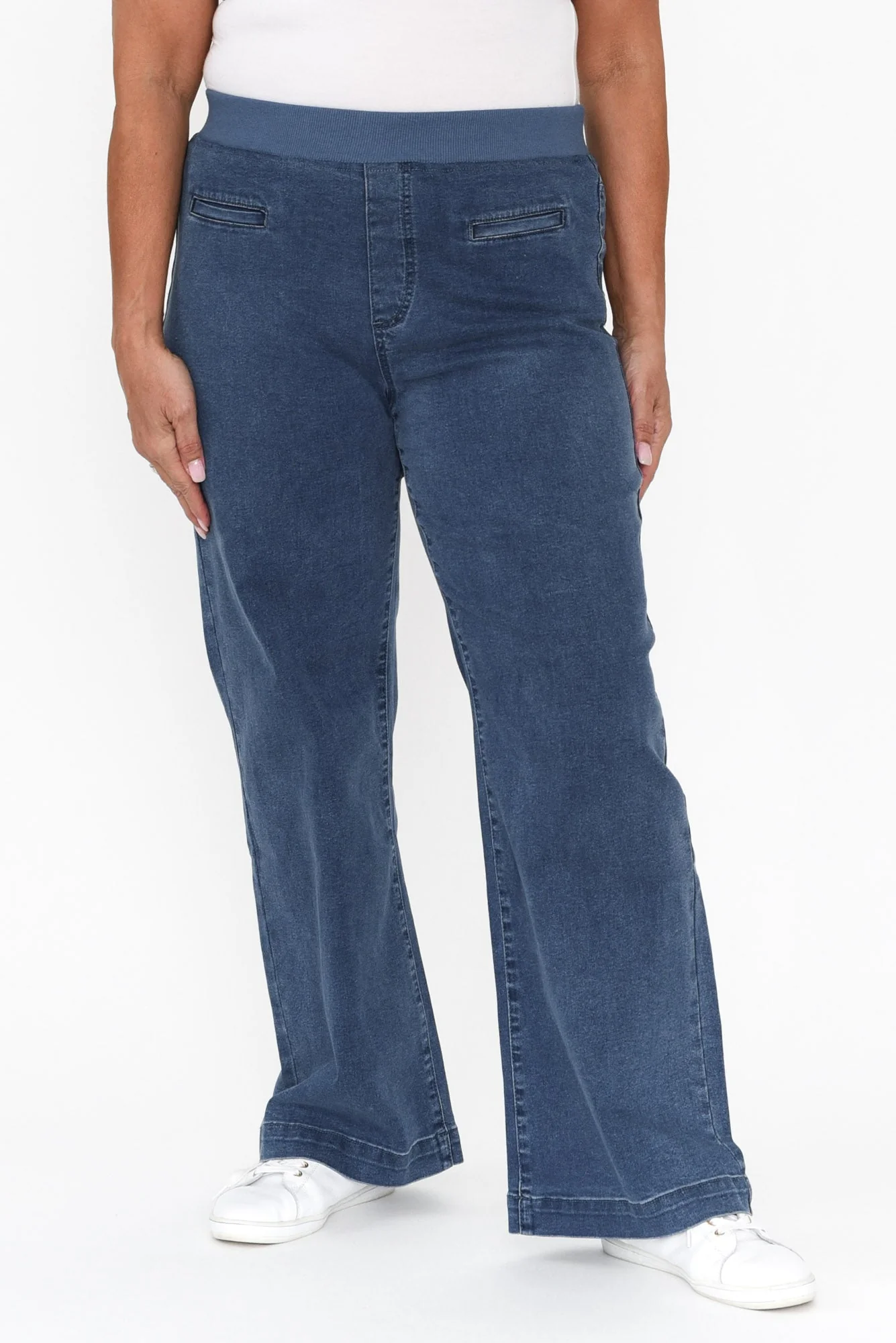 Maddy Blue Straight Leg Jeans - Image 9