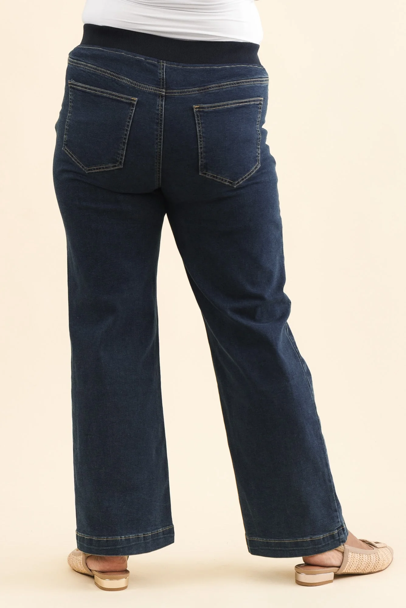 Maddy Dark Blue Straight Leg Jeans - Image 11