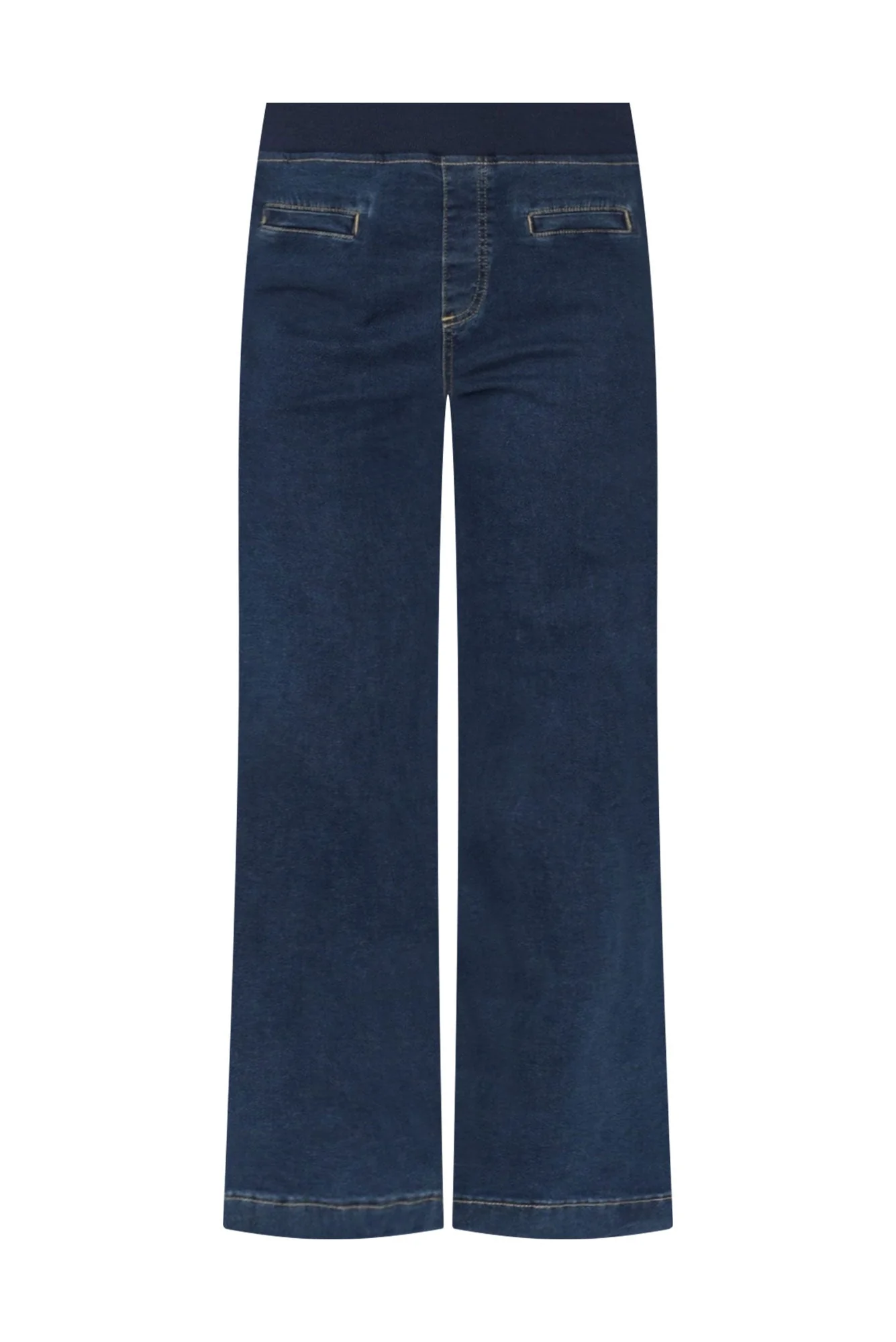Maddy Dark Blue Straight Leg Jeans - Image 3