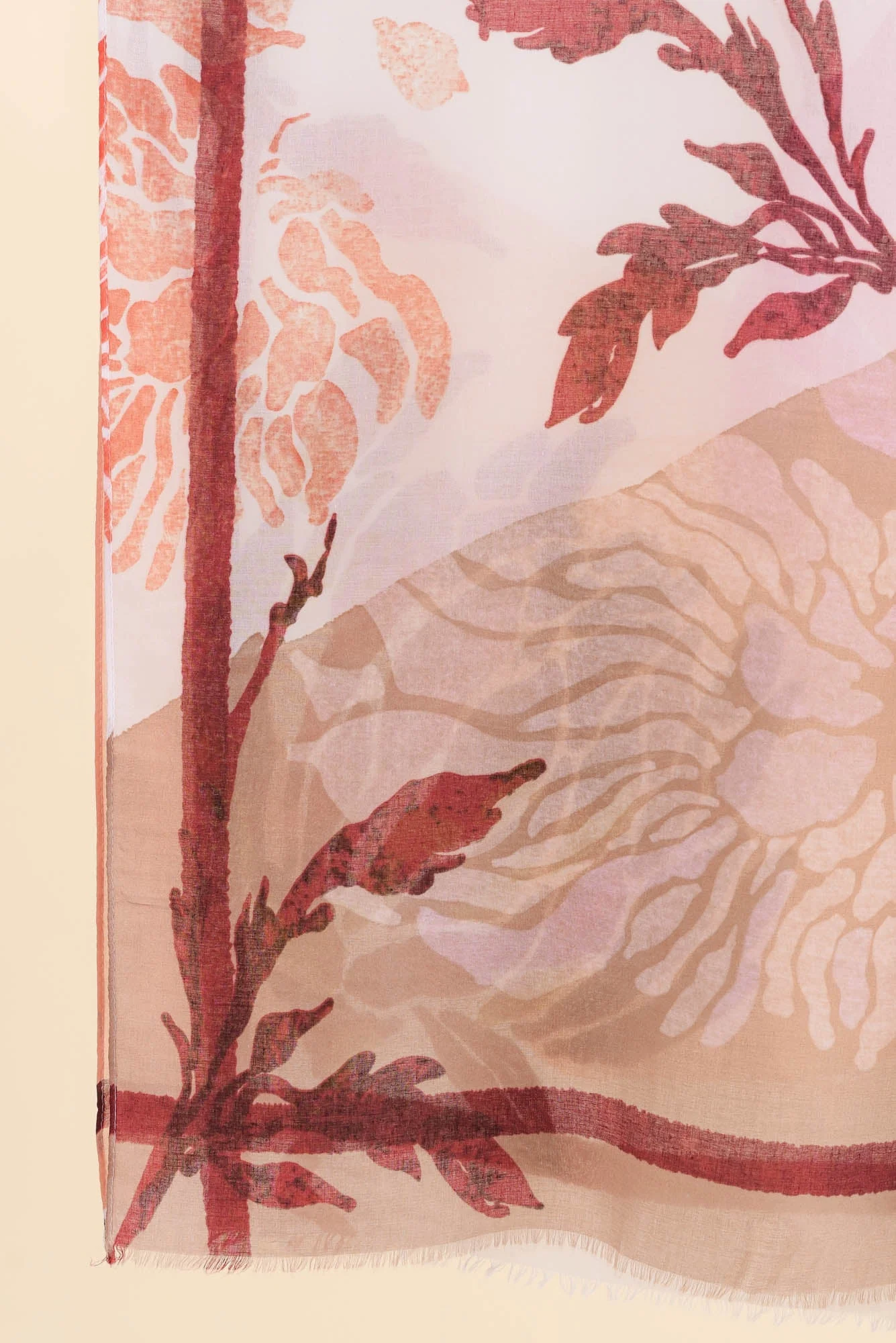 Maleny Pink Garden Scarf - Image 4