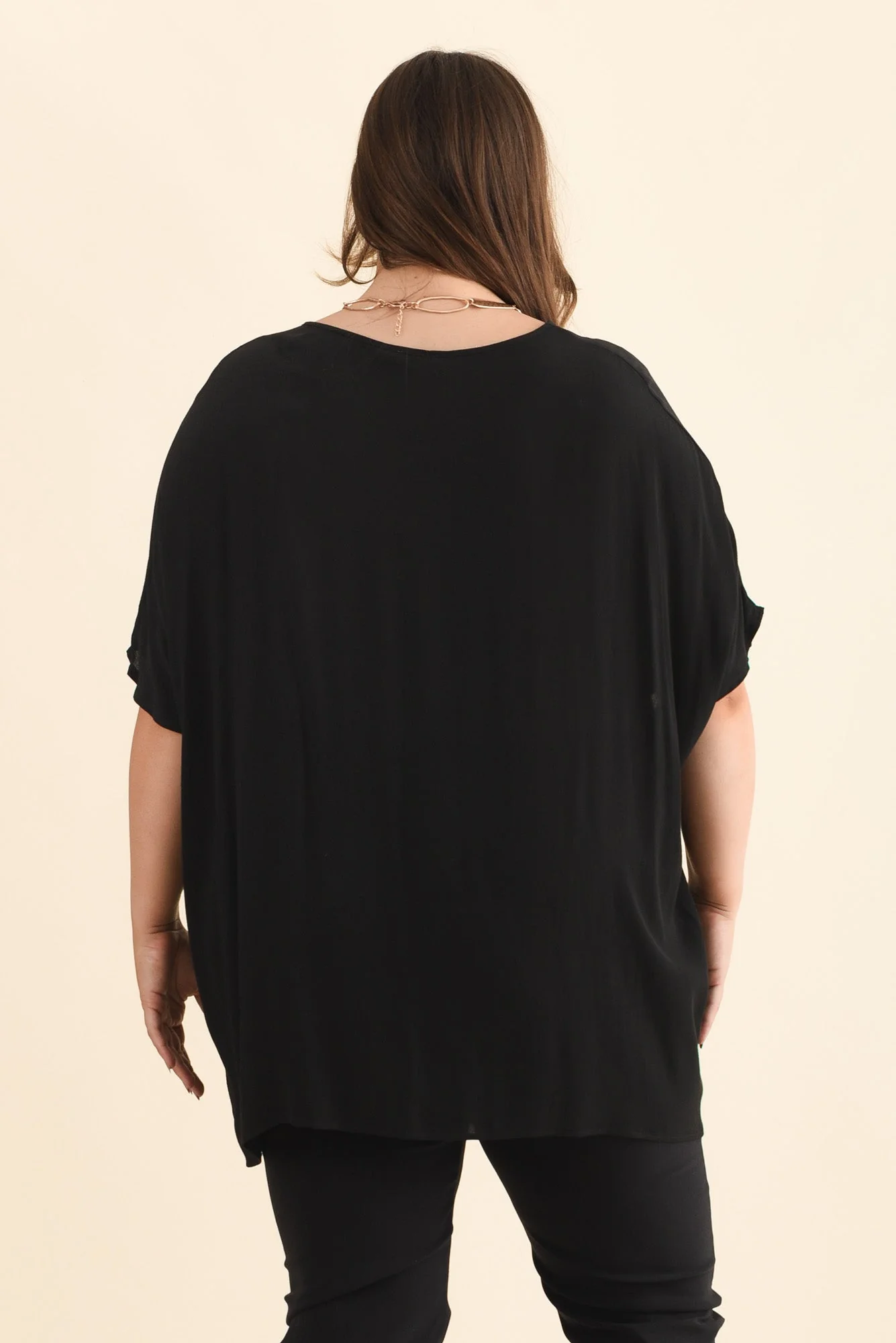 Mali Black Drape Top - Image 12